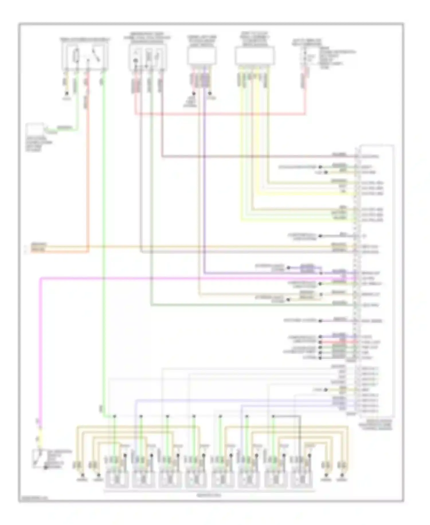 X5 BMW E70 (2006-2010): Wiring diagram engine performance 4.8l (5 of 5)
