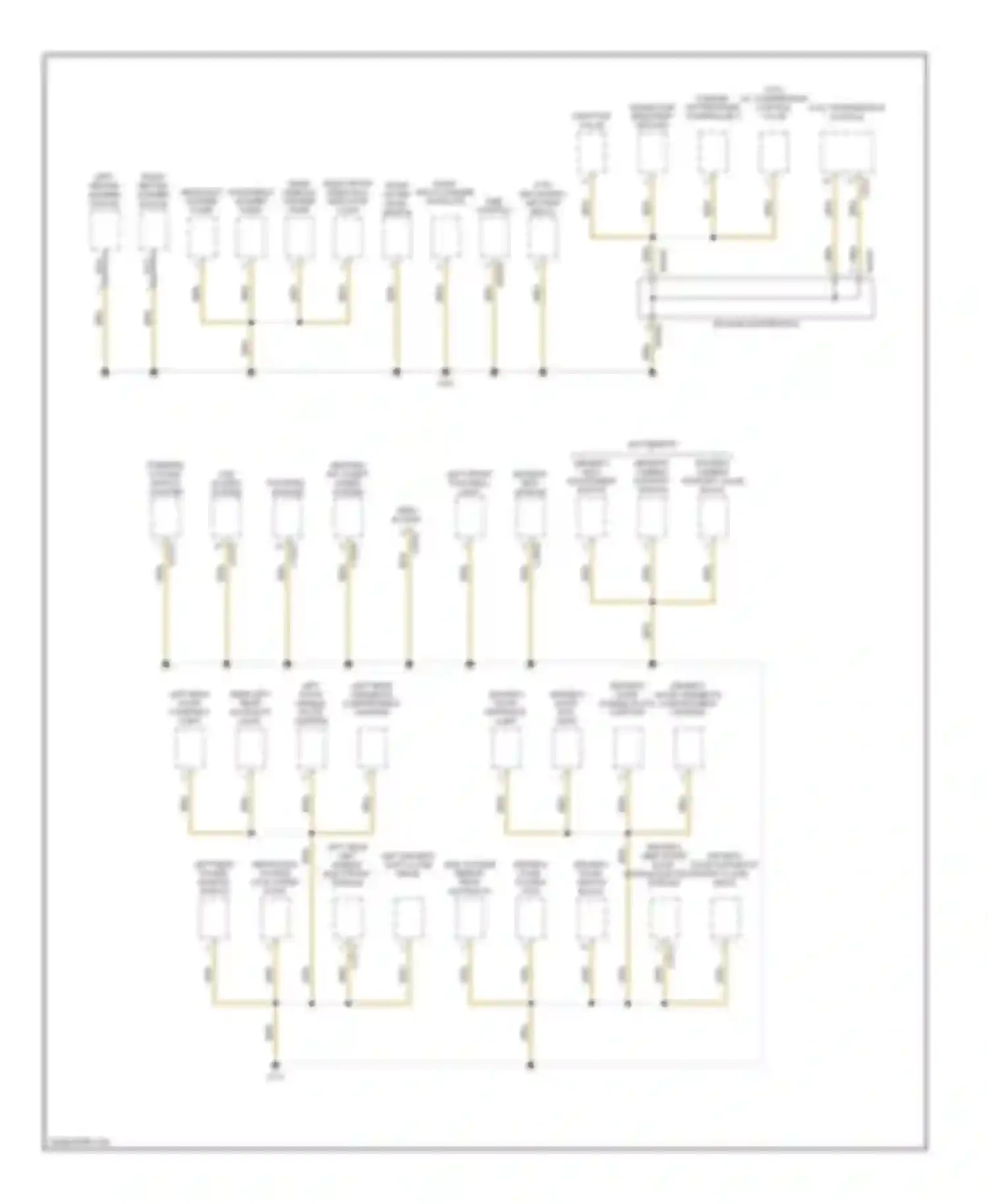X5 BMW E70 (2006-2010): Ground distribution circuit (2 of 5)