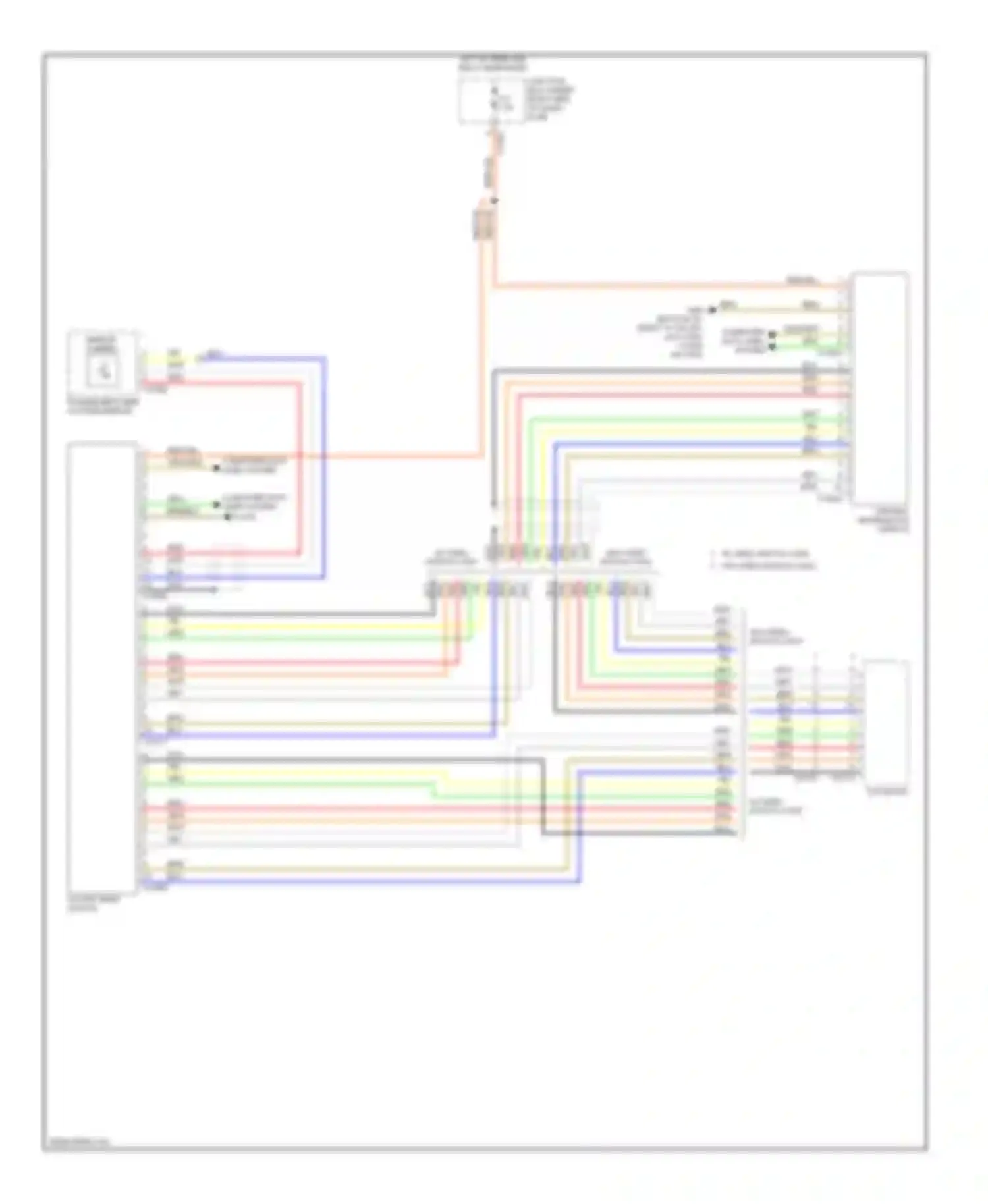 X5 BMW E70 (2006-2010): Outside mirror camera circuit