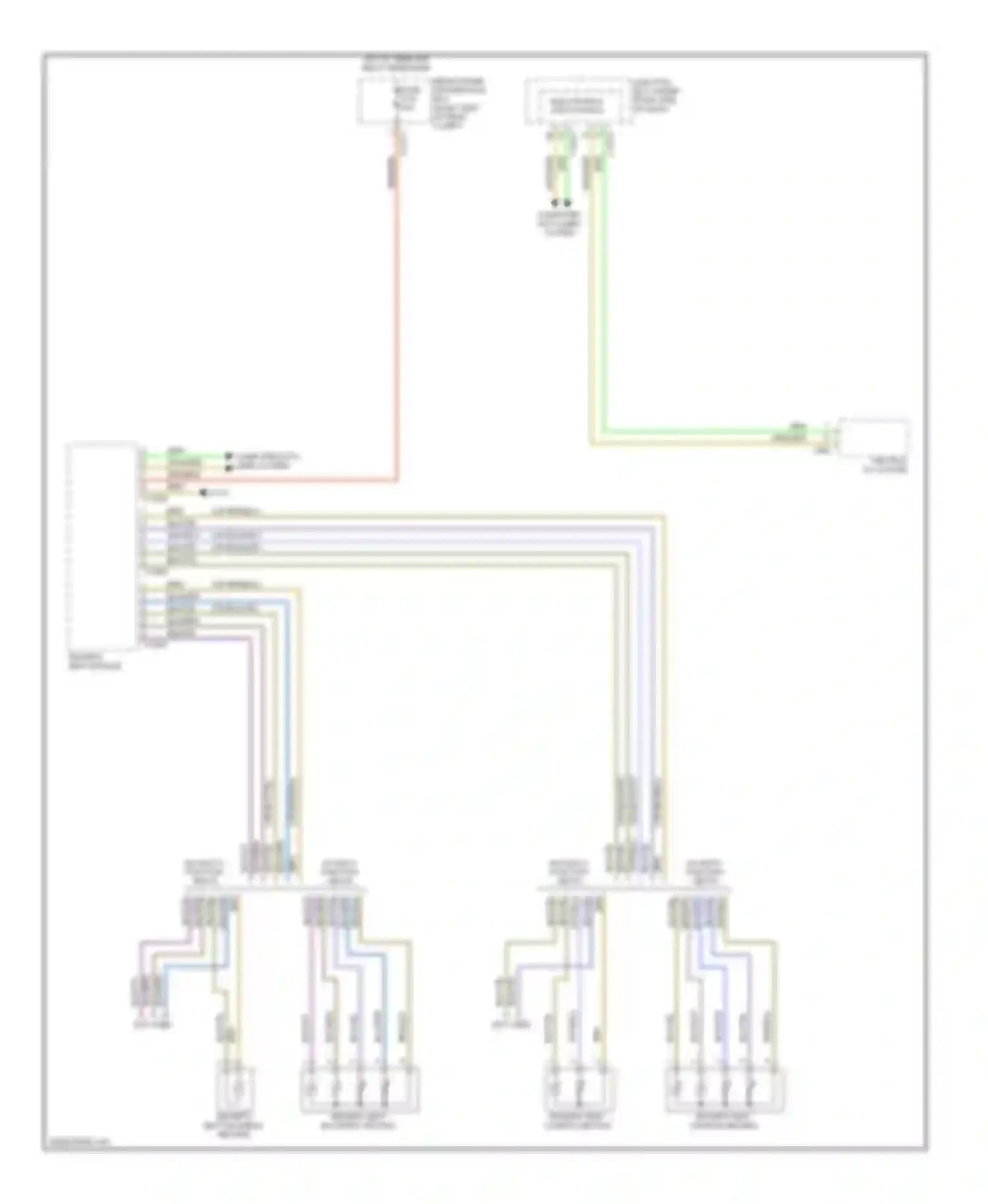 X5 BMW E70 (2006-2010): Front heated seats circuit, with memory seats (1 of 2)