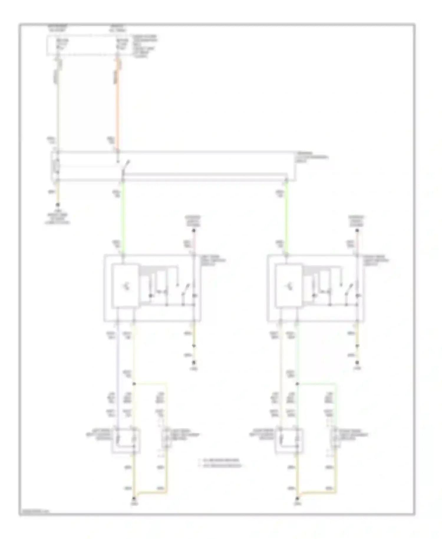 X5 BMW E70 (2006-2010): Rear heated seats circuit, without fka