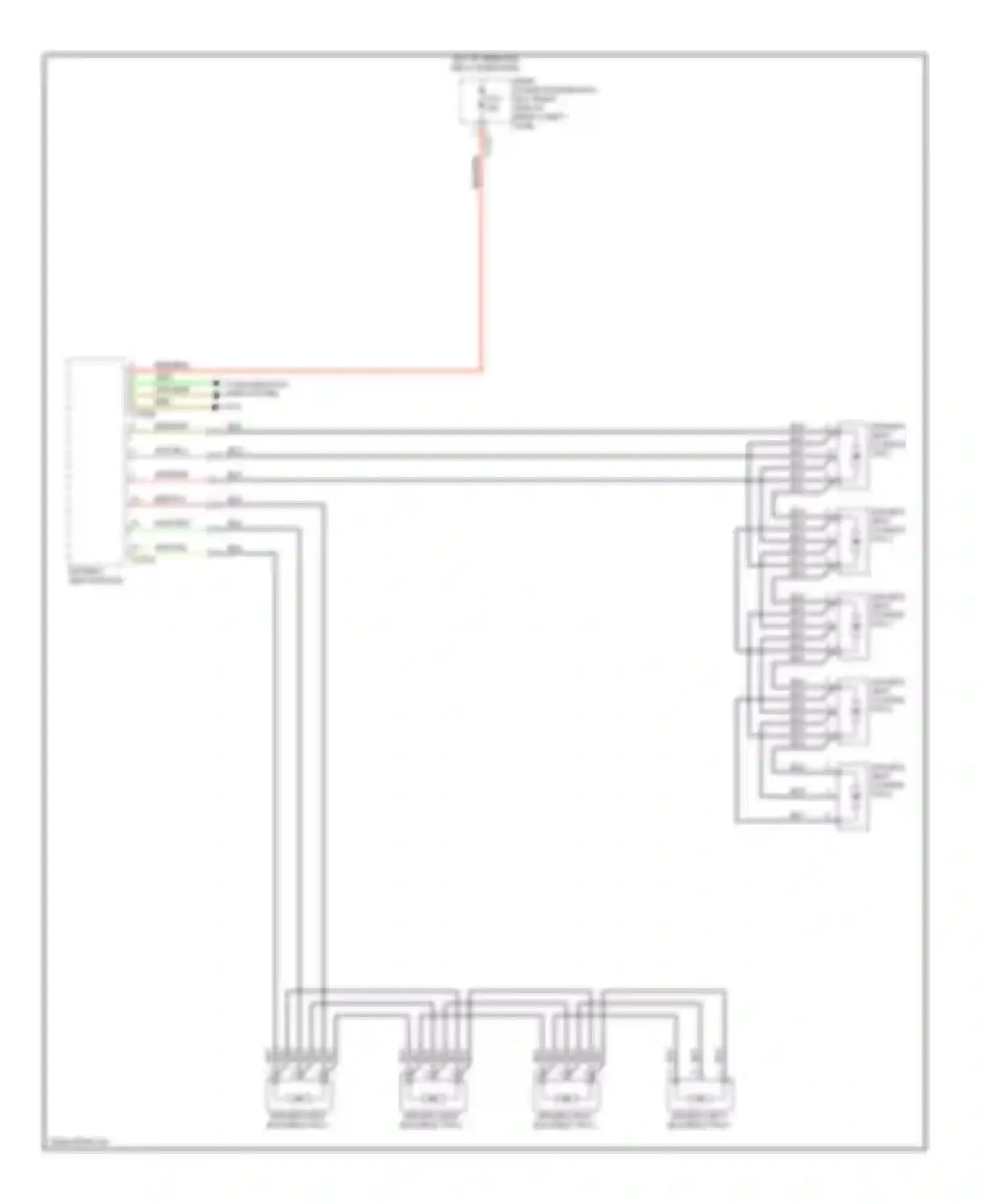 X5 BMW E70 (2006-2010): Seat ventilation circuit (1 of 2)