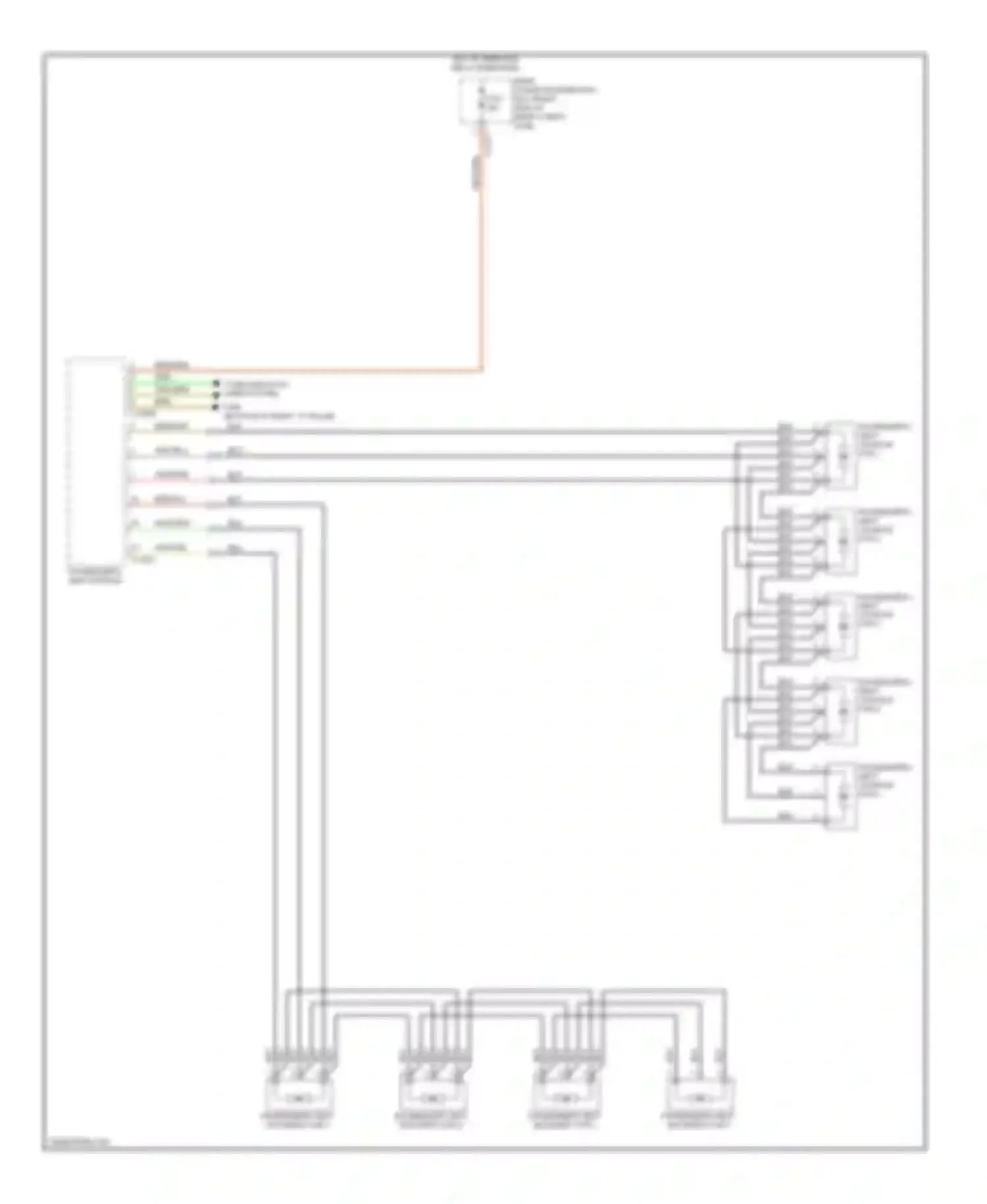 X5 BMW E70 (2006-2010): Seat ventilation circuit (2 of 2)