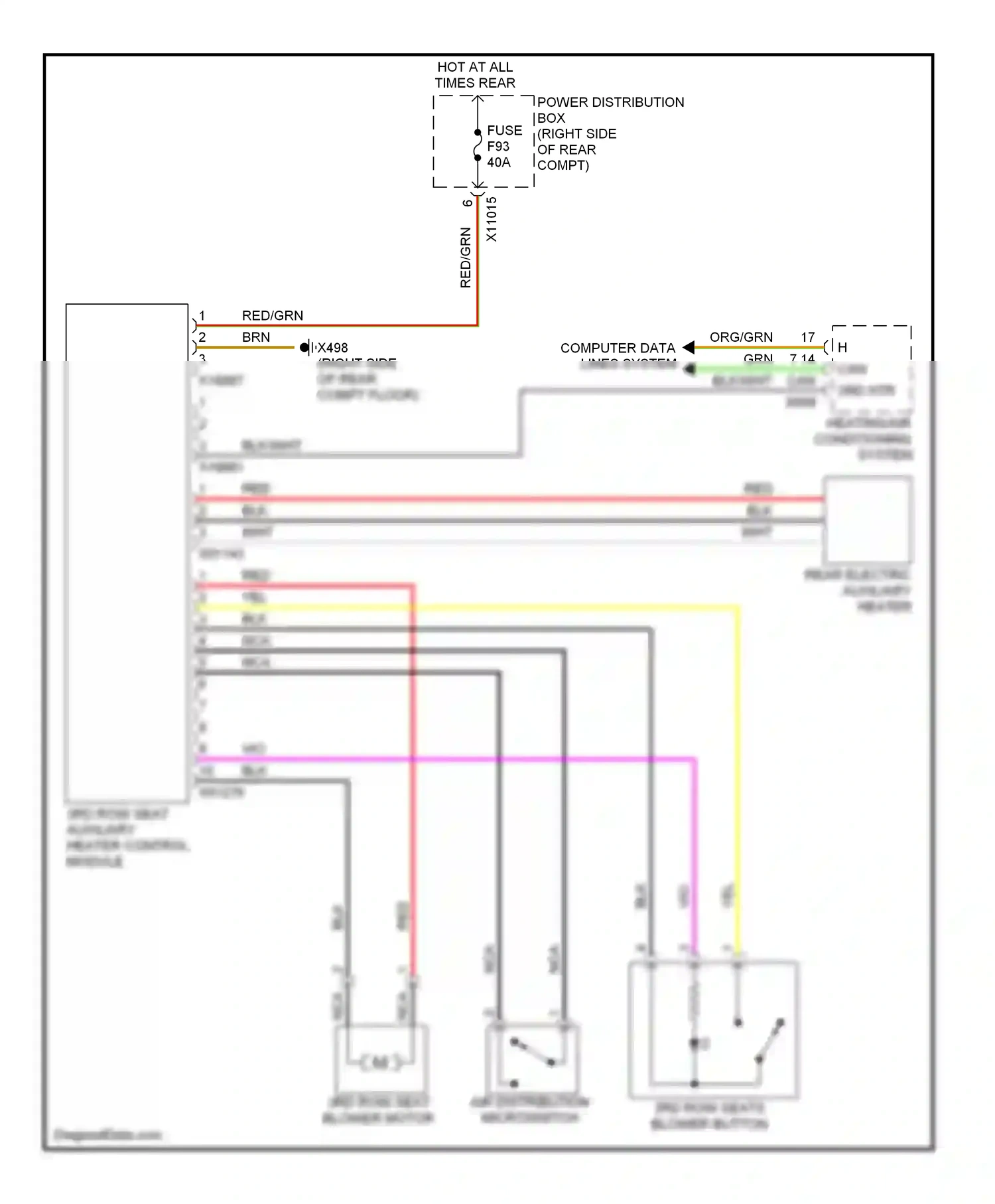 BMW X5 E70 (2006-2010) computer data lines system wiring diagram  (2 of 56)