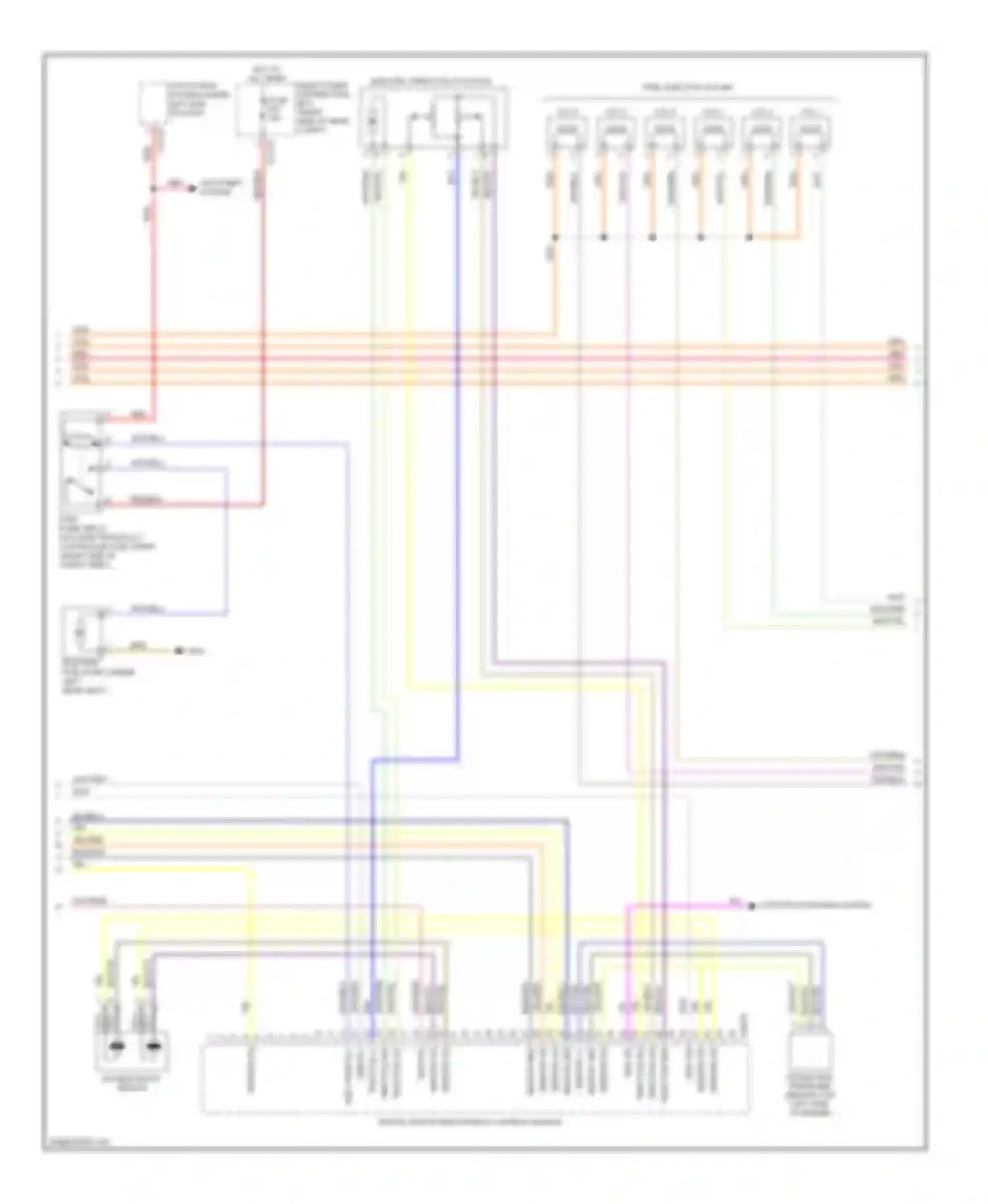 Wiring diagram digital motor electronics control module for BMW X5 E70 (2006-2010) (3 of 4)