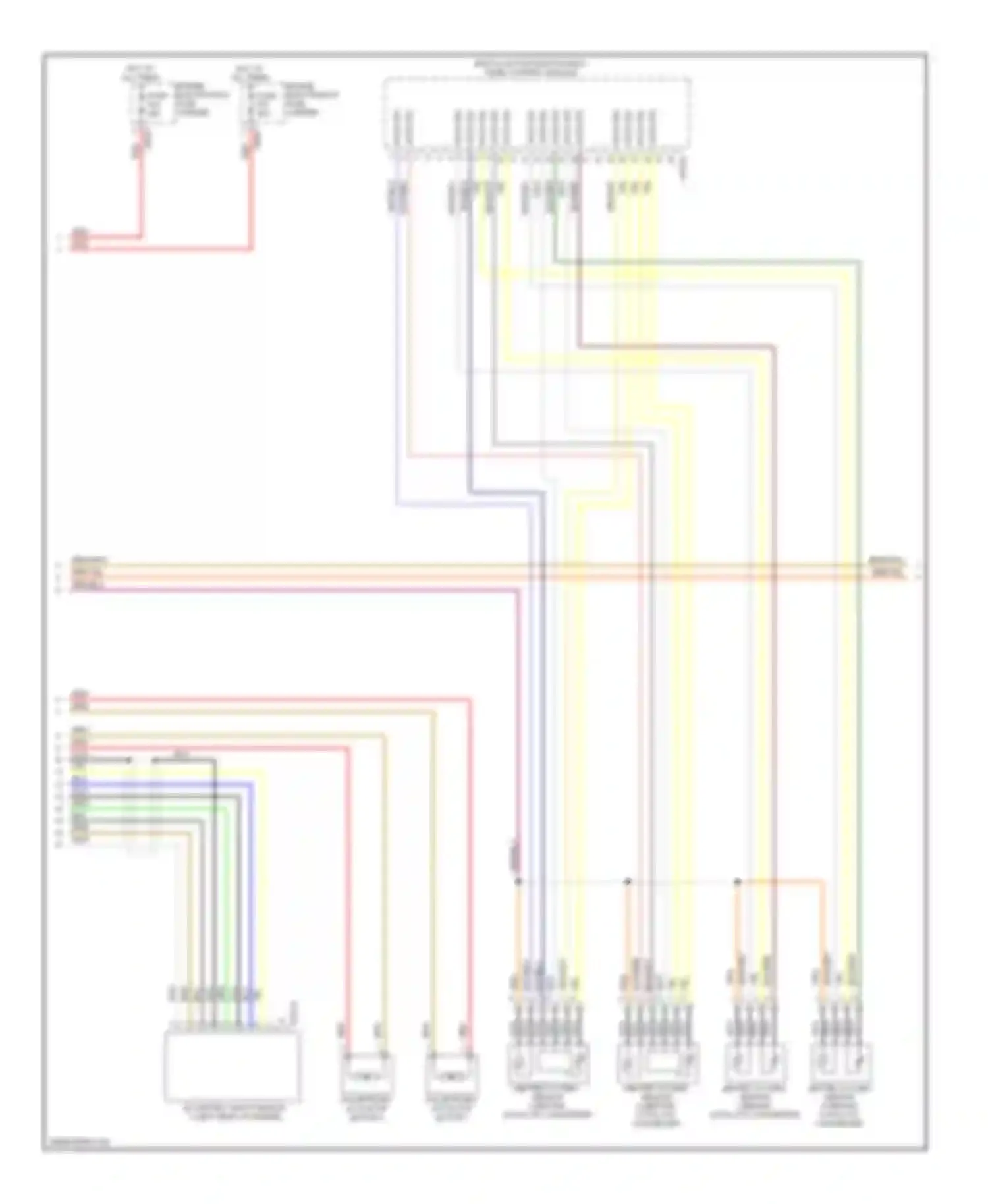 Wiring diagram hot at all times engine electronics fuse carrier fuse for BMW X5 E70 (2006-2010)