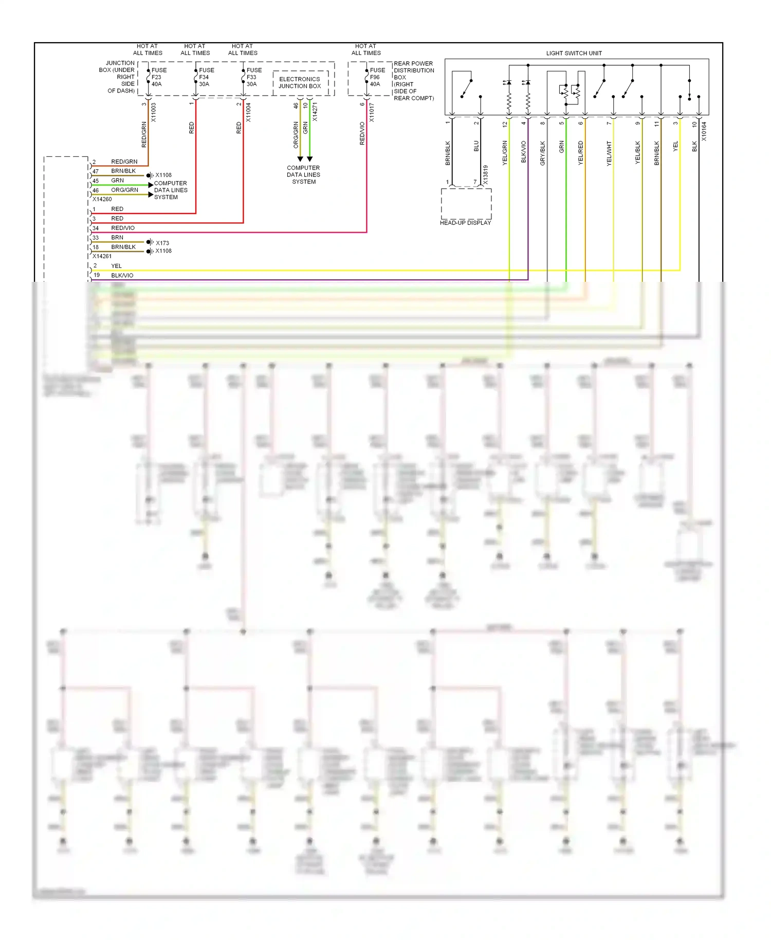 BMW X5 E70 (2006-2010) dvd chan- ger wiring diagram  (1 of 1)
