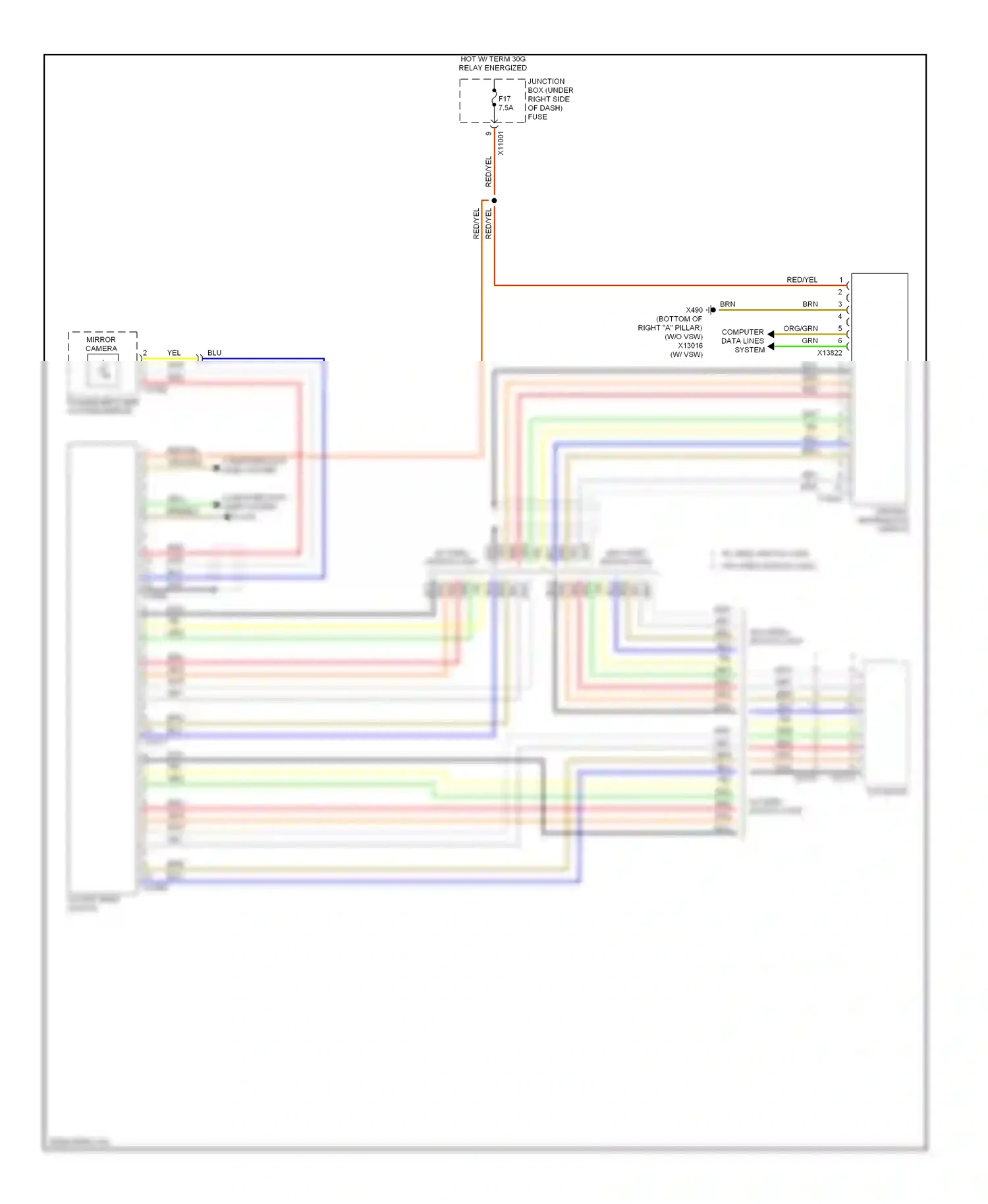 BMW X5 E70 (2006-2010) gry wiring diagram  (14 of 27)