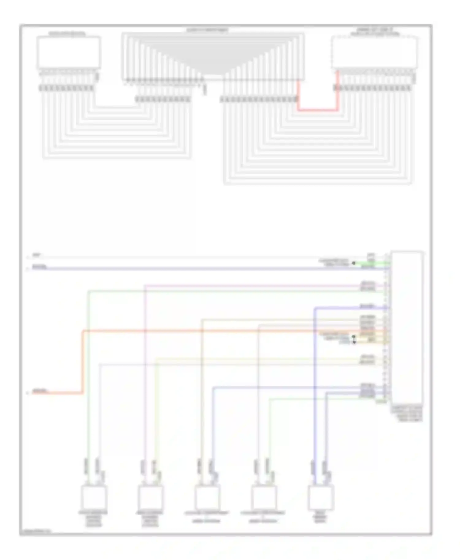 Wiring diagram computer data lines system for BMW X5 E70 (2006-2010)