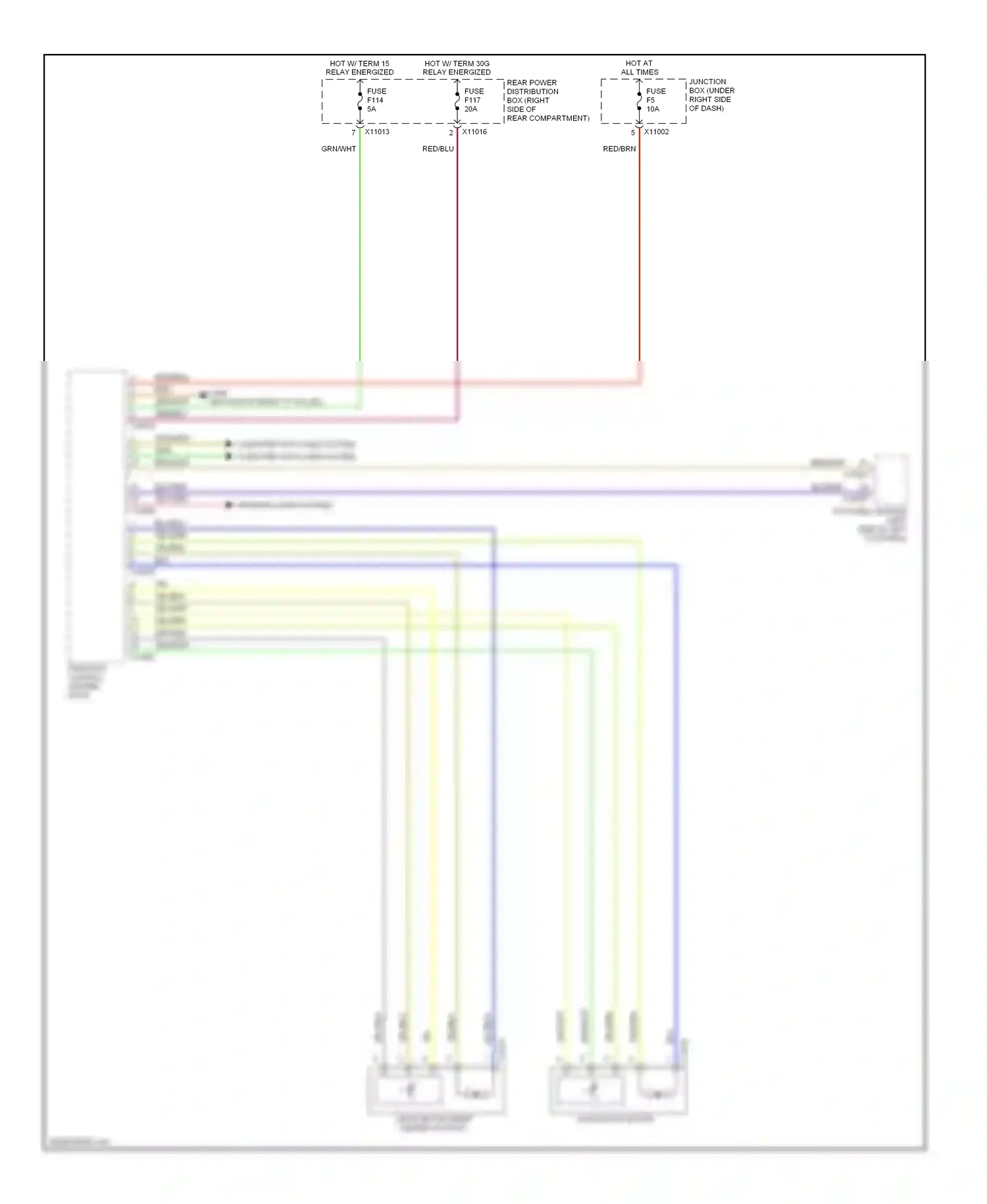 BMW X5 E70 (2006-2010) gry/red wiring diagram  (15 of 25)