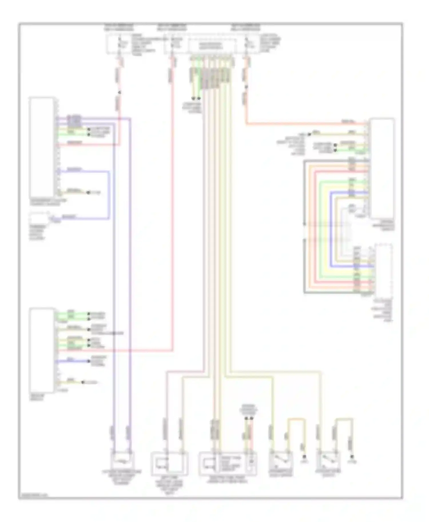 Wiring diagram head-up display for BMW X5 E70 (2006-2010) (4 of 11)