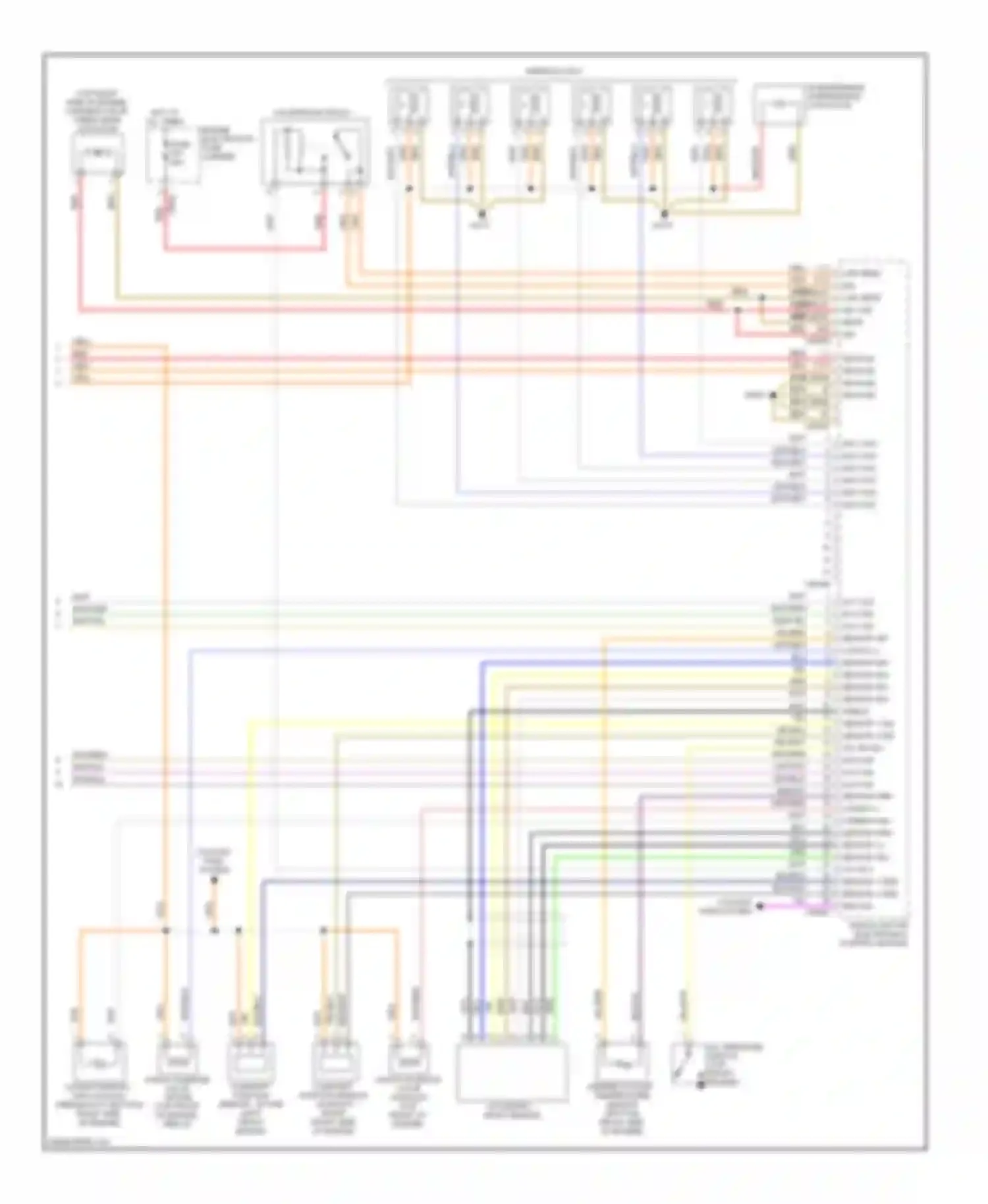 Wiring diagram hot at all times engine electronics fuse carrier fuse for BMW X5 E70 (2006-2010) (1 of 2)