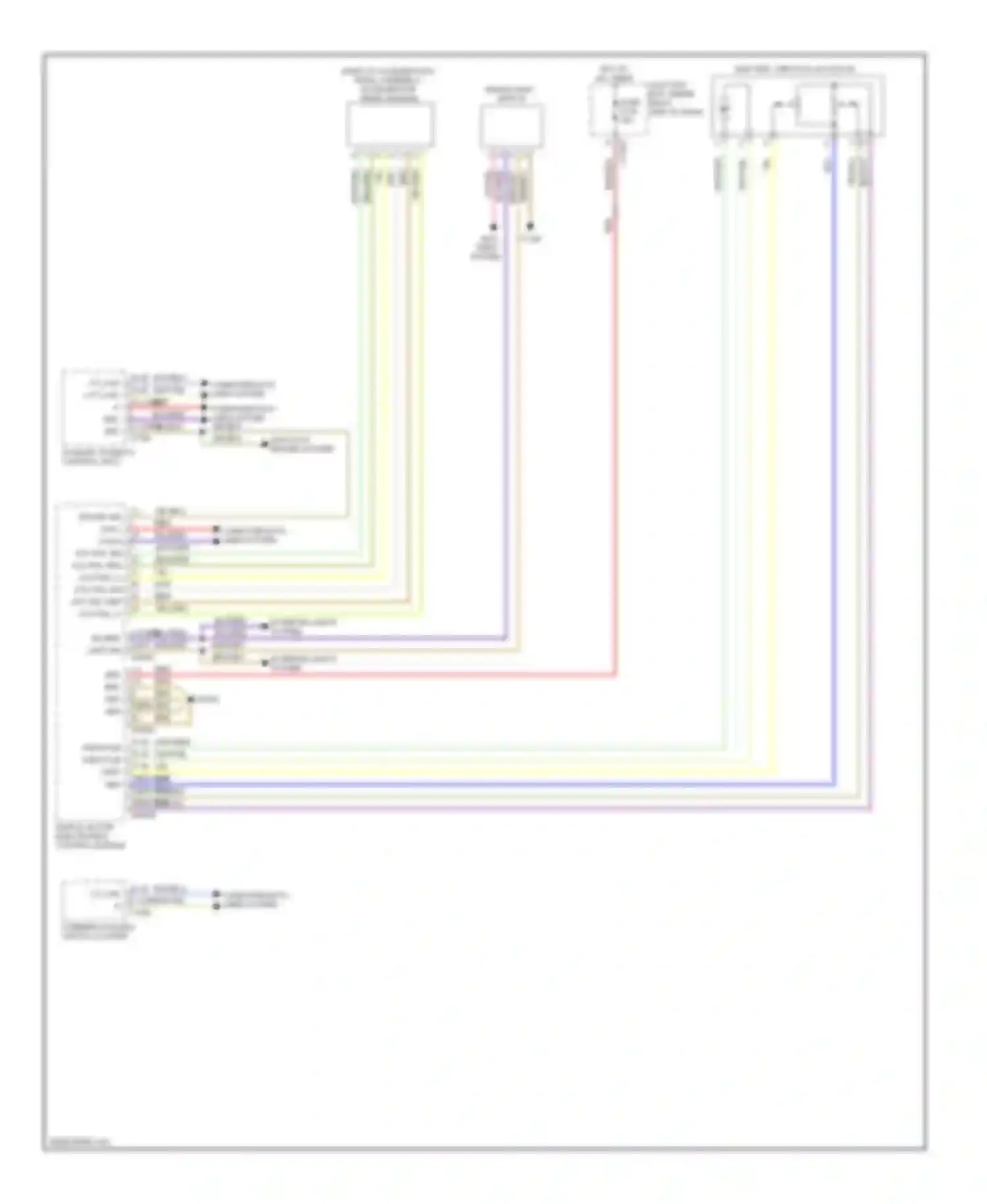 Wiring diagram computer data lines system for BMW X5 E70 (2006-2010)