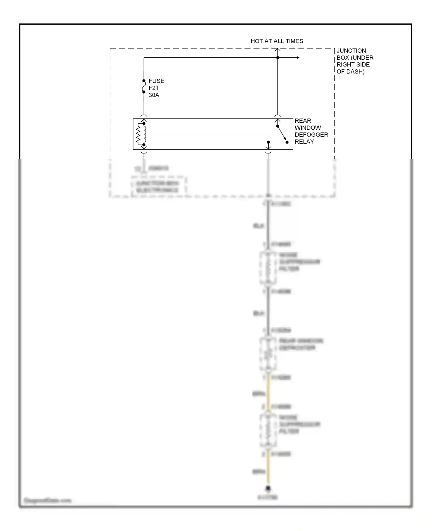 BMW X5 E70 (2006-2010) junction box electronics wiring diagram  (2 of 2)