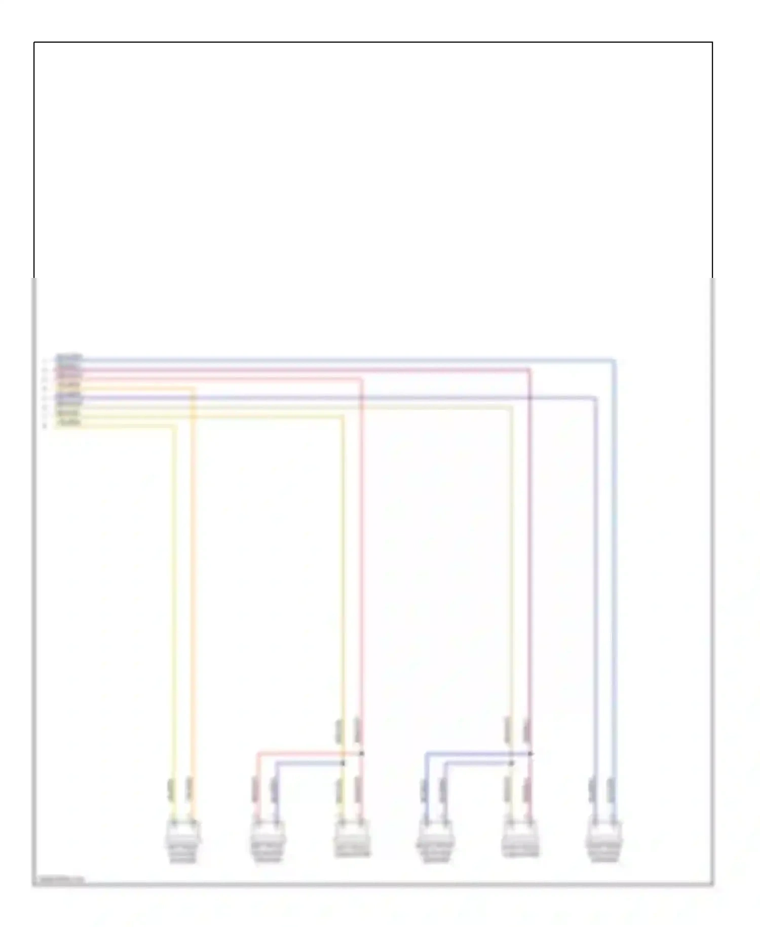 BMW X5 E70 (2006-2010) left front subwoofer wiring diagram  (1 of 6)