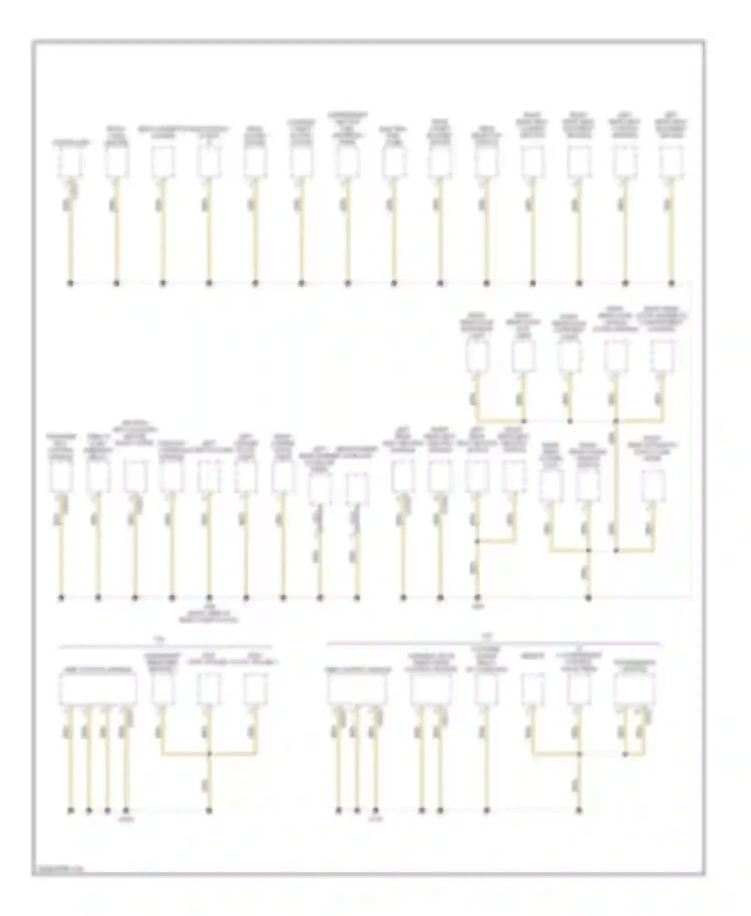 Wiring diagram left outer taillight for BMW X5 E70 (2006-2010) (2 of 2)
