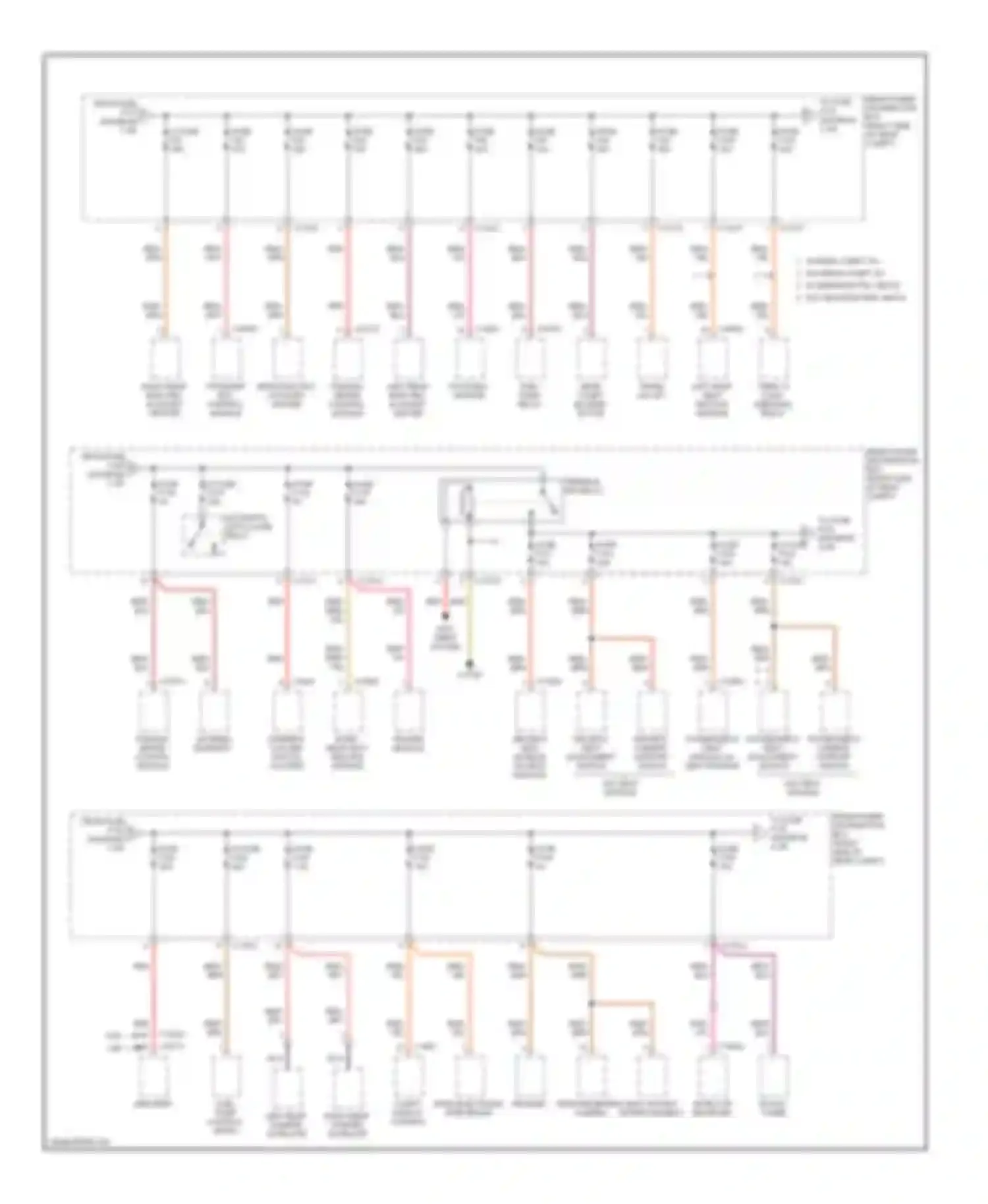 Wiring diagram left rear seat heating module for BMW X5 E70 (2006-2010) (2 of 3)