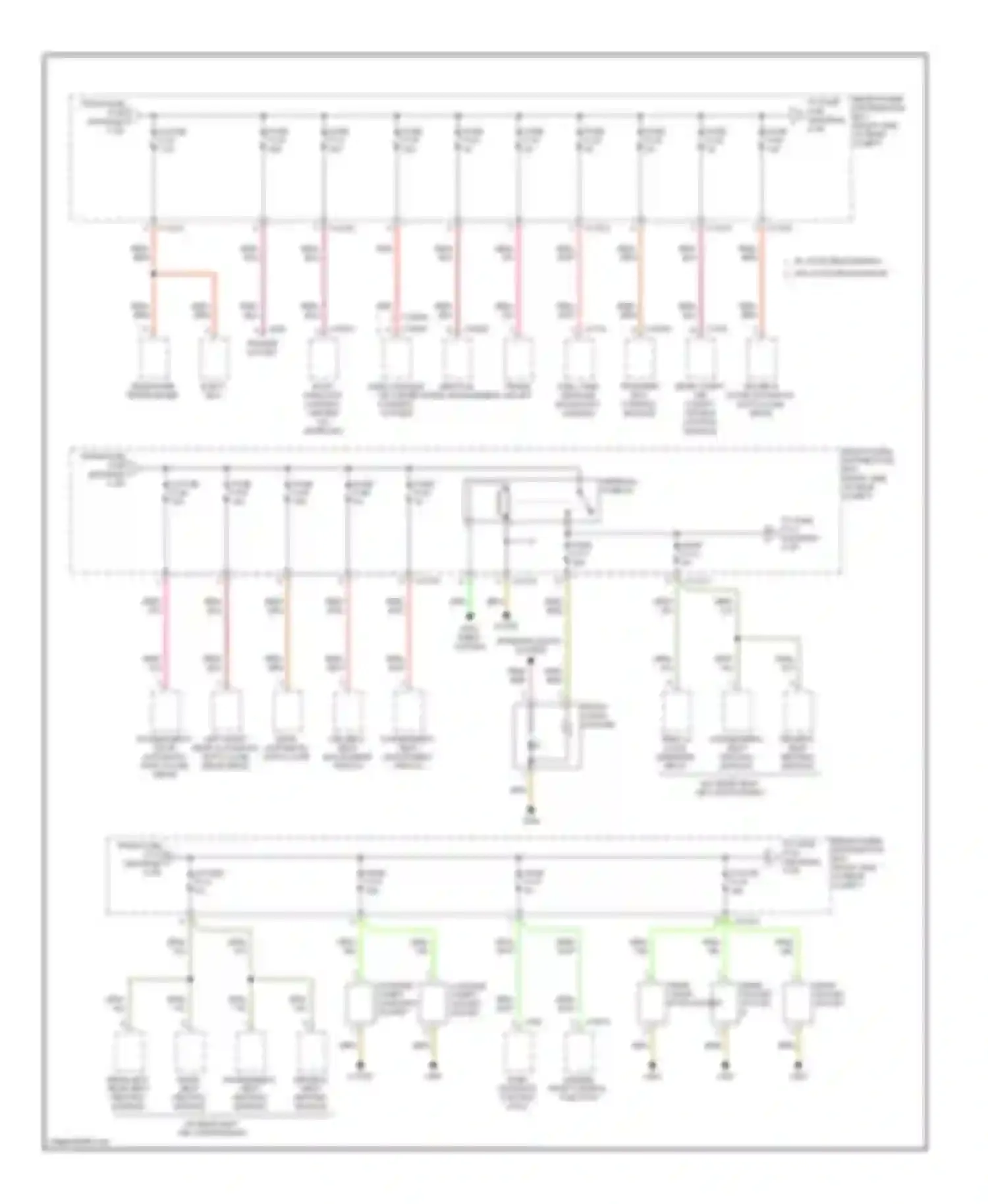 Wiring diagram rear compt air condit- tioning control module for BMW X5 E70 (2006-2010) (1 of 1)
