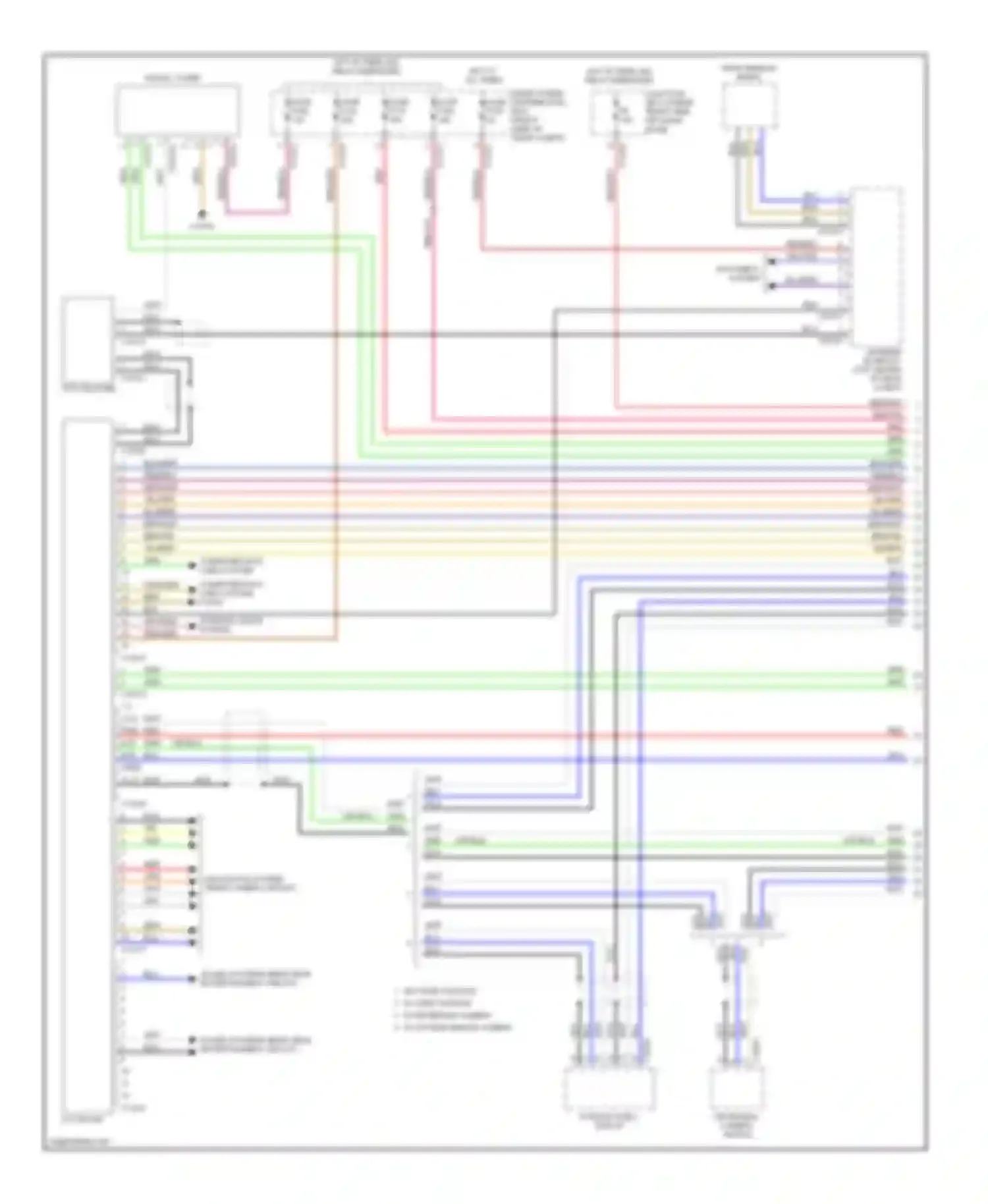 Wiring diagram reversing camera switch for BMW X5 E70 (2006-2010)