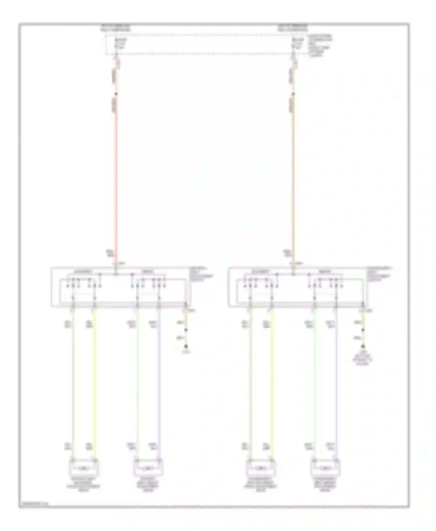 Wiring diagram passenger's seat backrest angle adjustment drive for BMW X5 E70 (2006-2010)