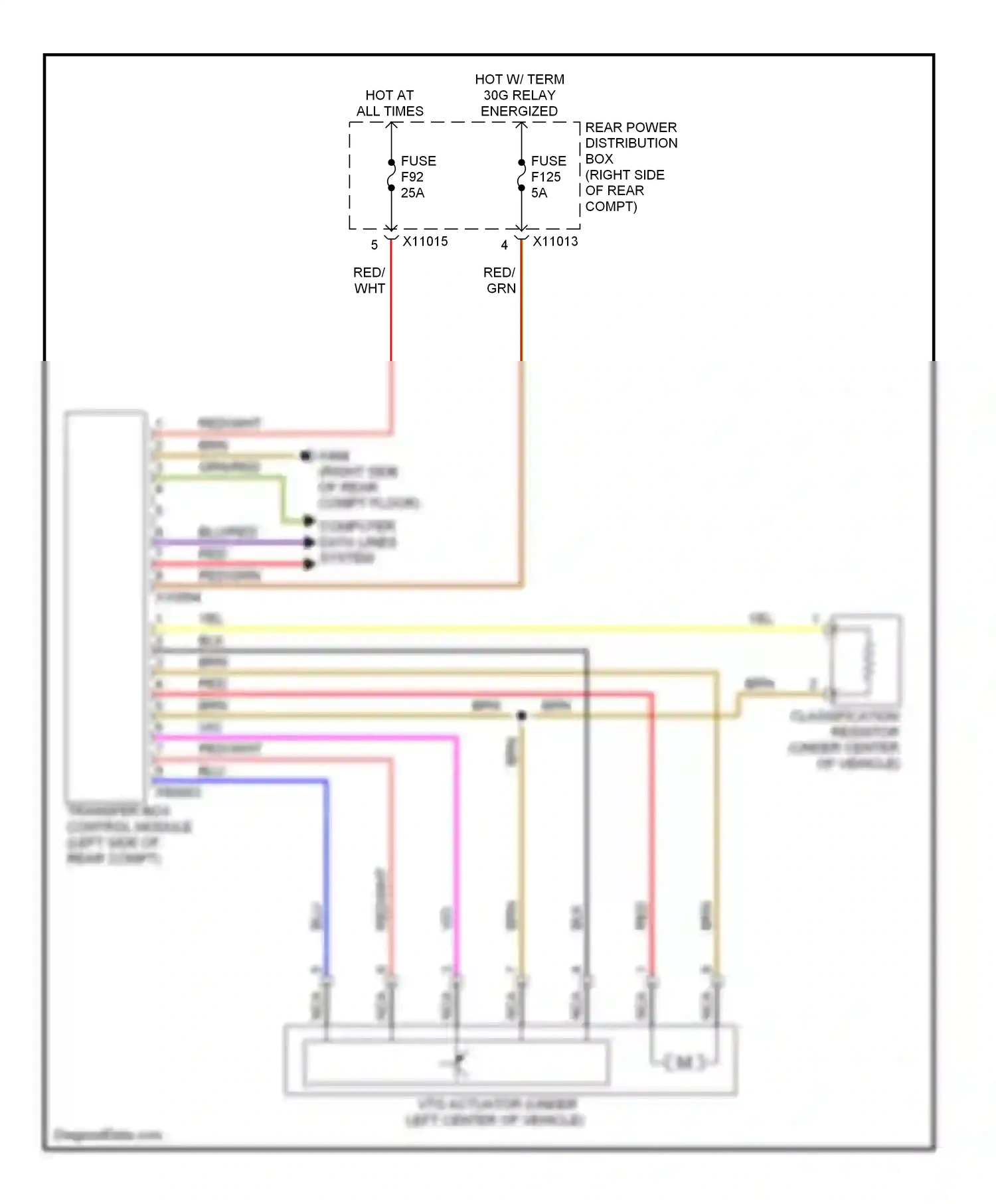 BMW X5 E70 (2006-2010) wht wiring diagram  (62 of 66)