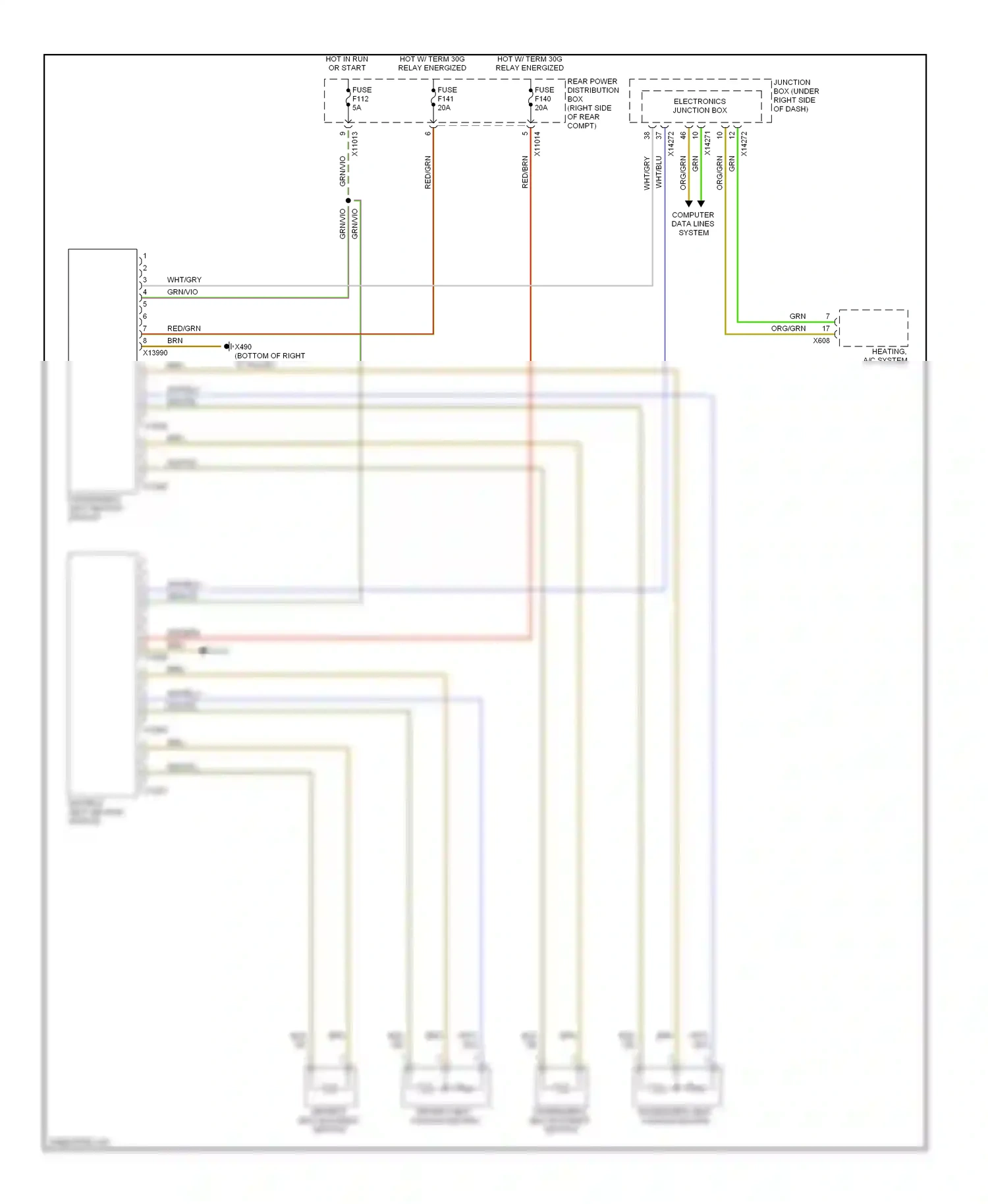 BMW X5 E70 (2006-2010) wht wiring diagram  (42 of 66)