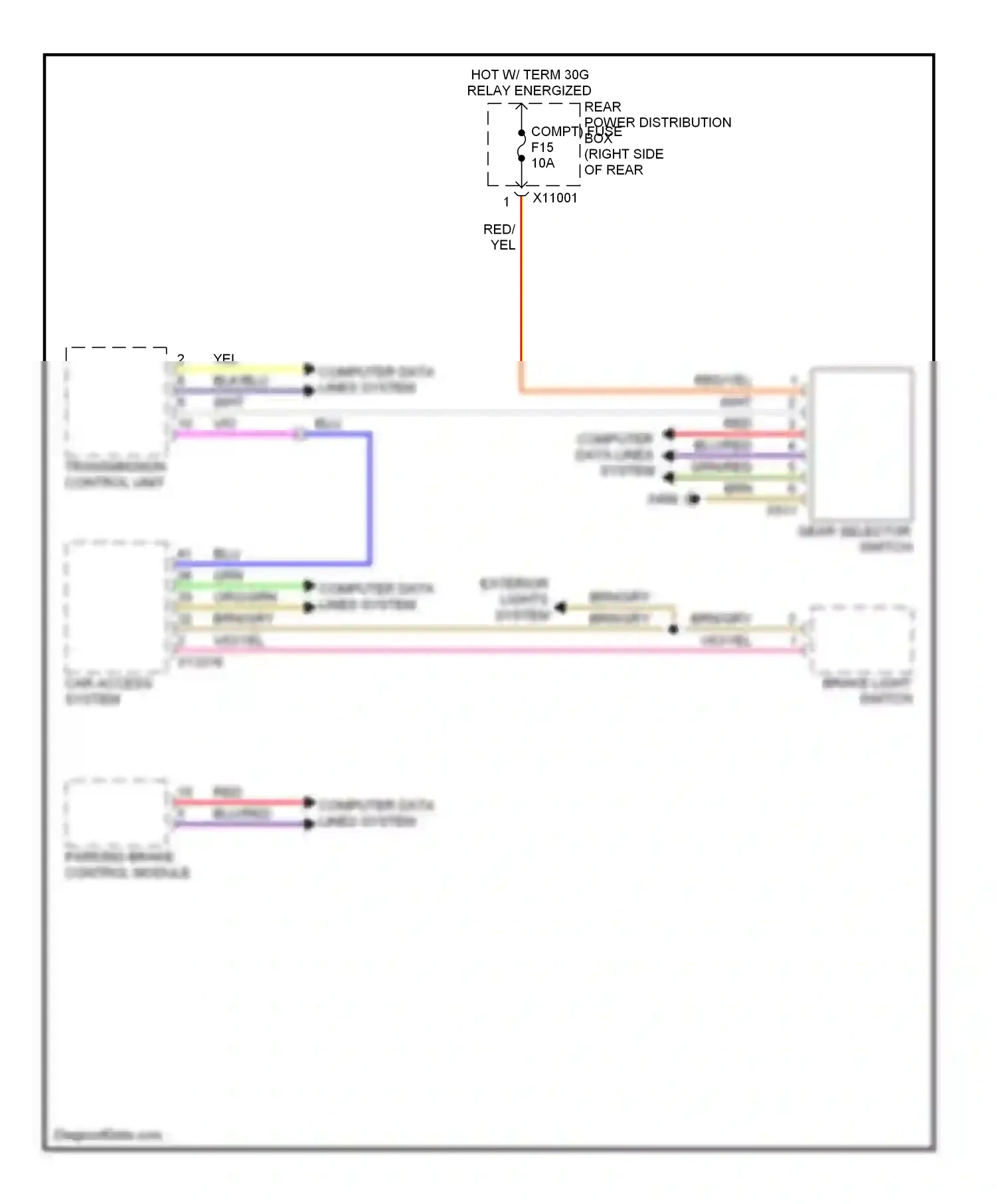 BMW X5 E70 (2006-2010) wht wiring diagram  (57 of 66)