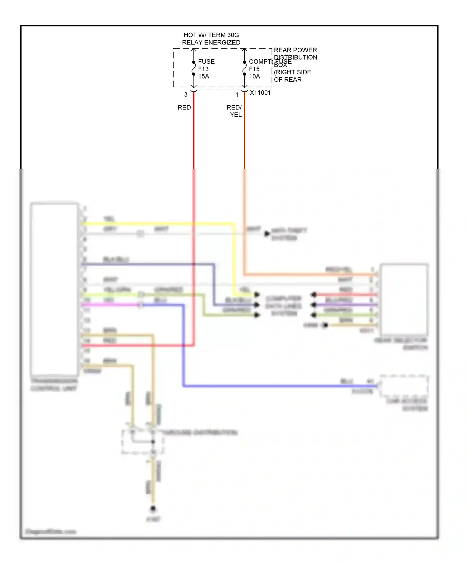 BMW X5 E70 (2006-2010) wht wiring diagram  (61 of 66)