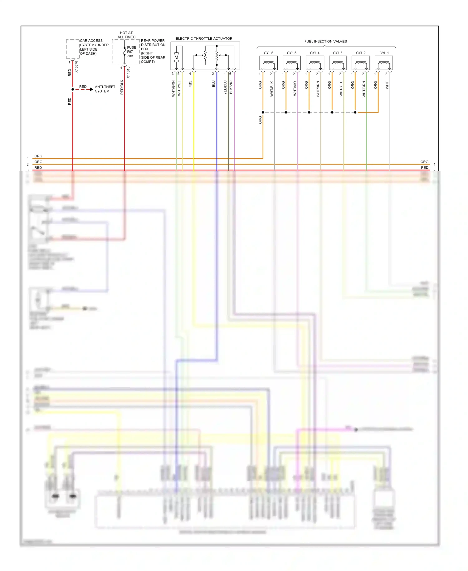 BMW X5 E70 (2006-2010) wht/blu wiring diagram  (14 of 33)