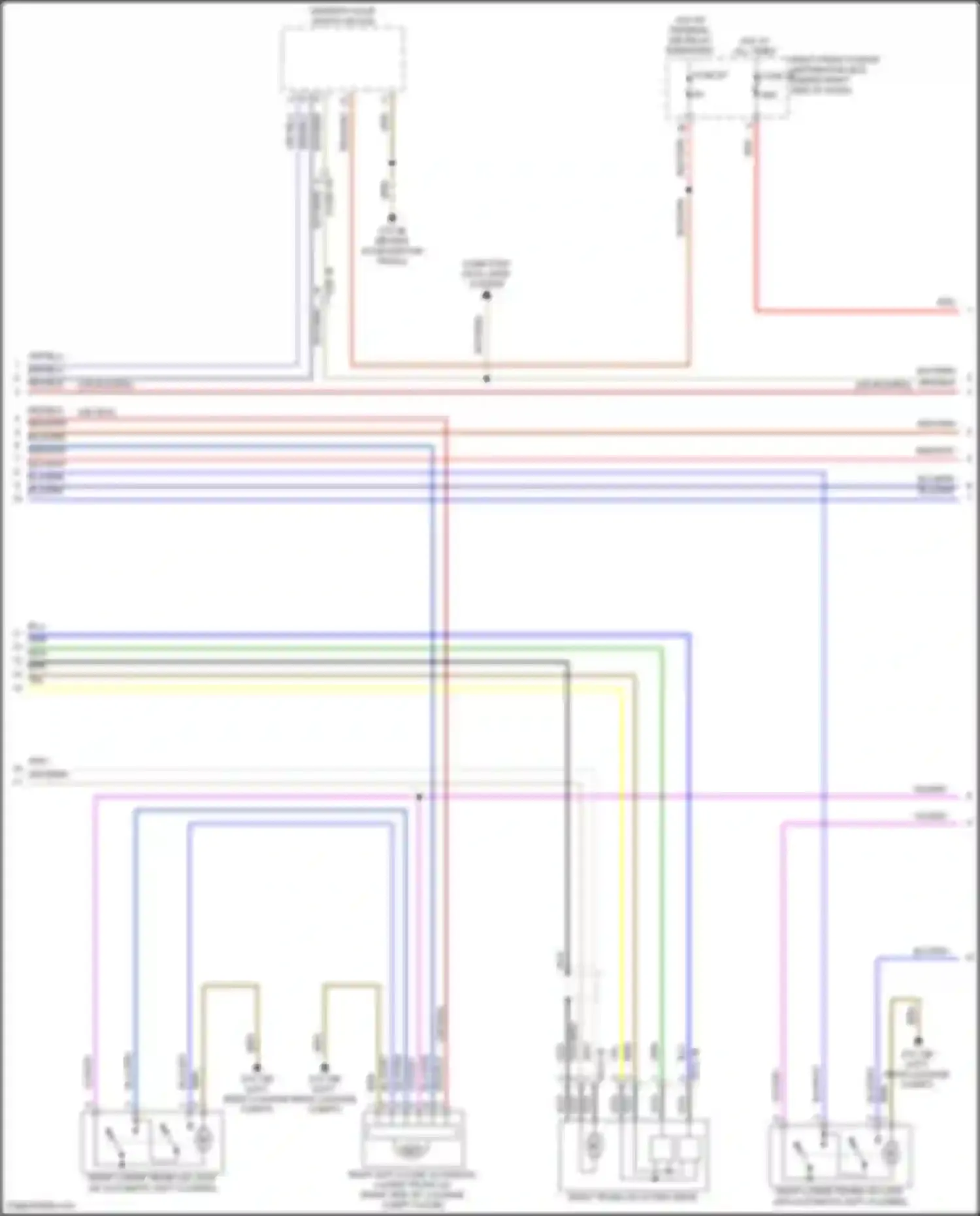 X5 BMW G05 facelift (2023-2024): Trunk & fuel door release circuit (2 of 3)