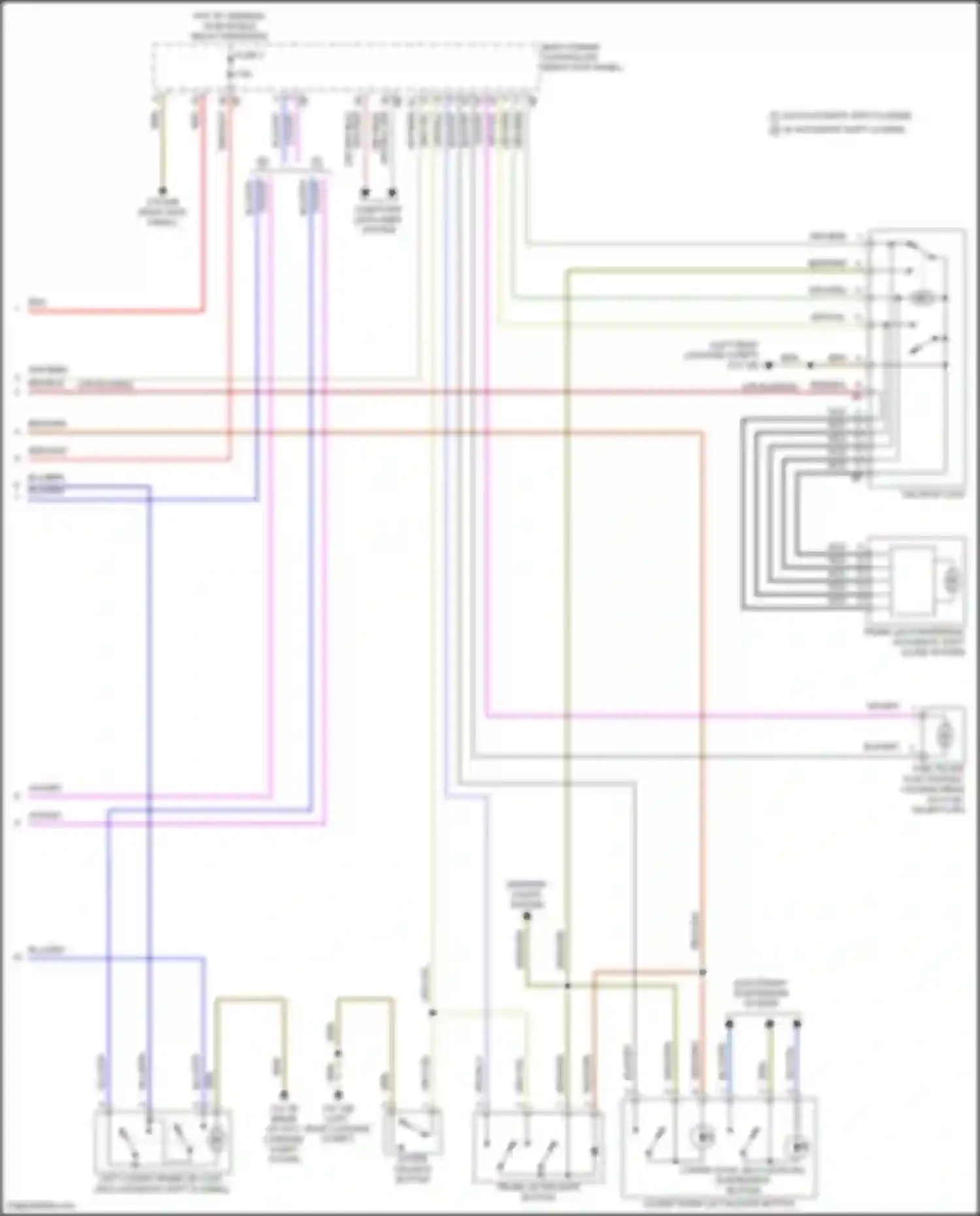 X5 BMW G05 facelift (2023-2024): Trunk & fuel door release circuit (3 of 3)