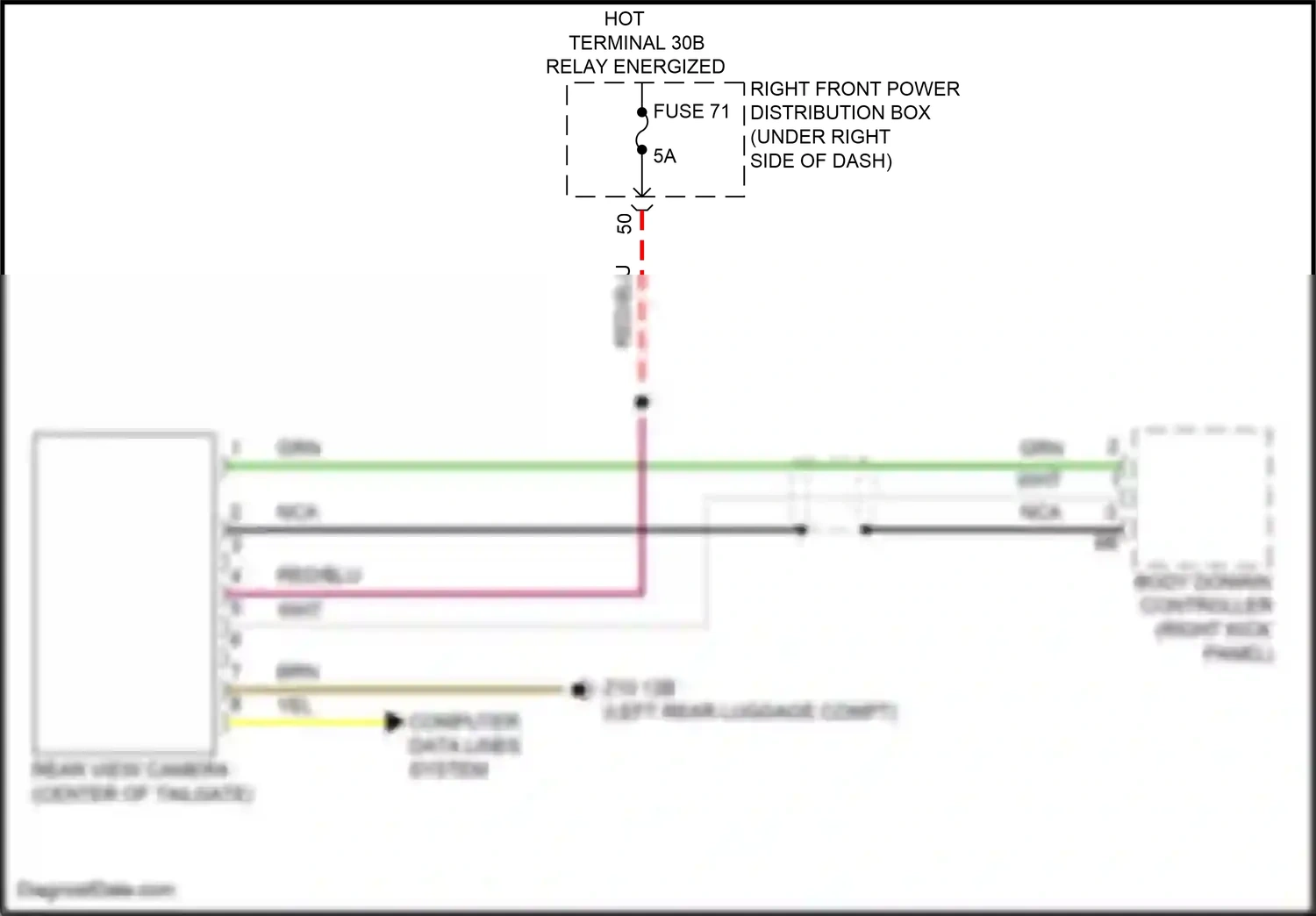 Wiring diagram body domain controller for BMW X5 G05 facelift (2023-2024) (9 of 45)
