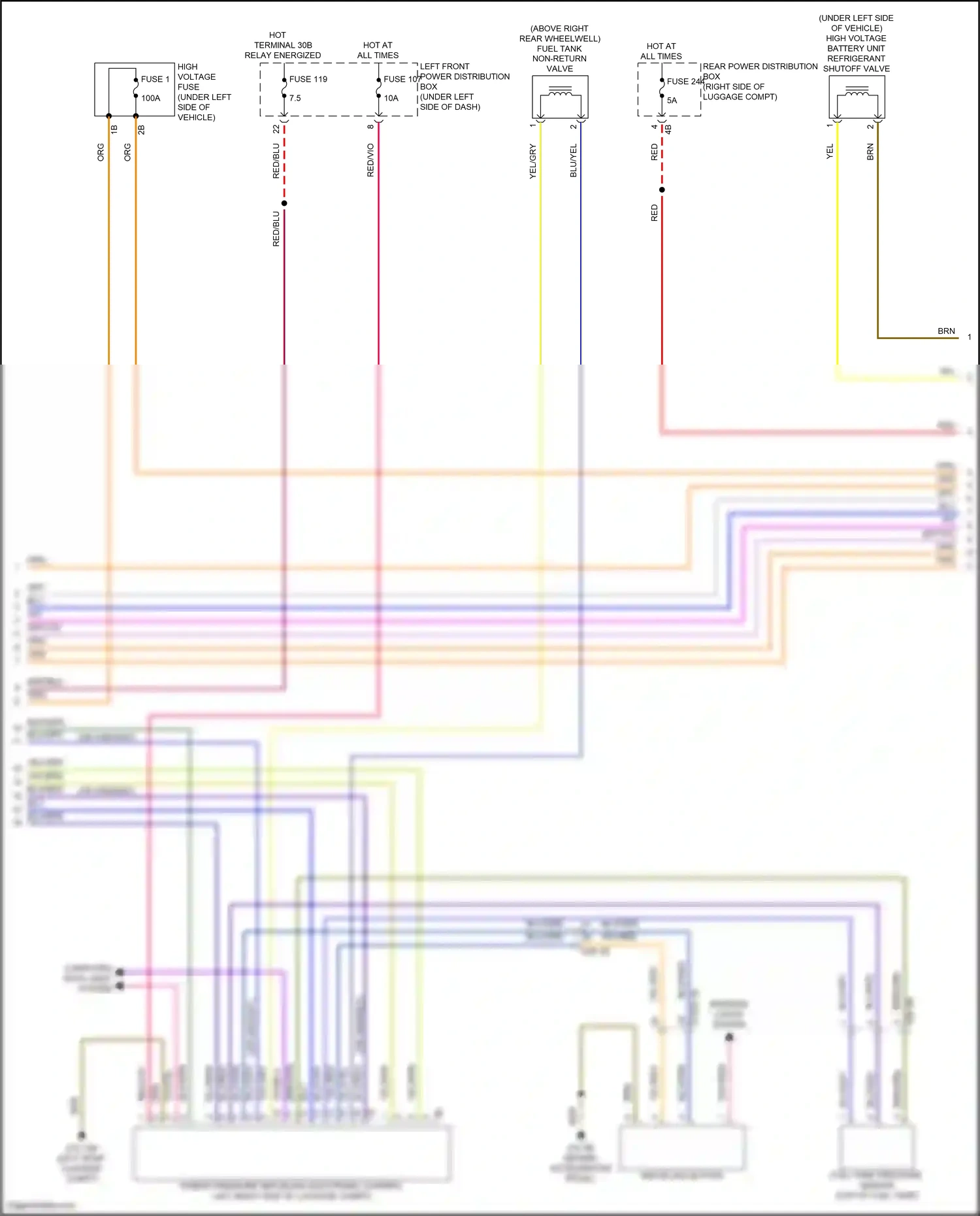Wiring diagram computer data lines system for BMW X5 G05 facelift (2023-2024) (114 of 120)