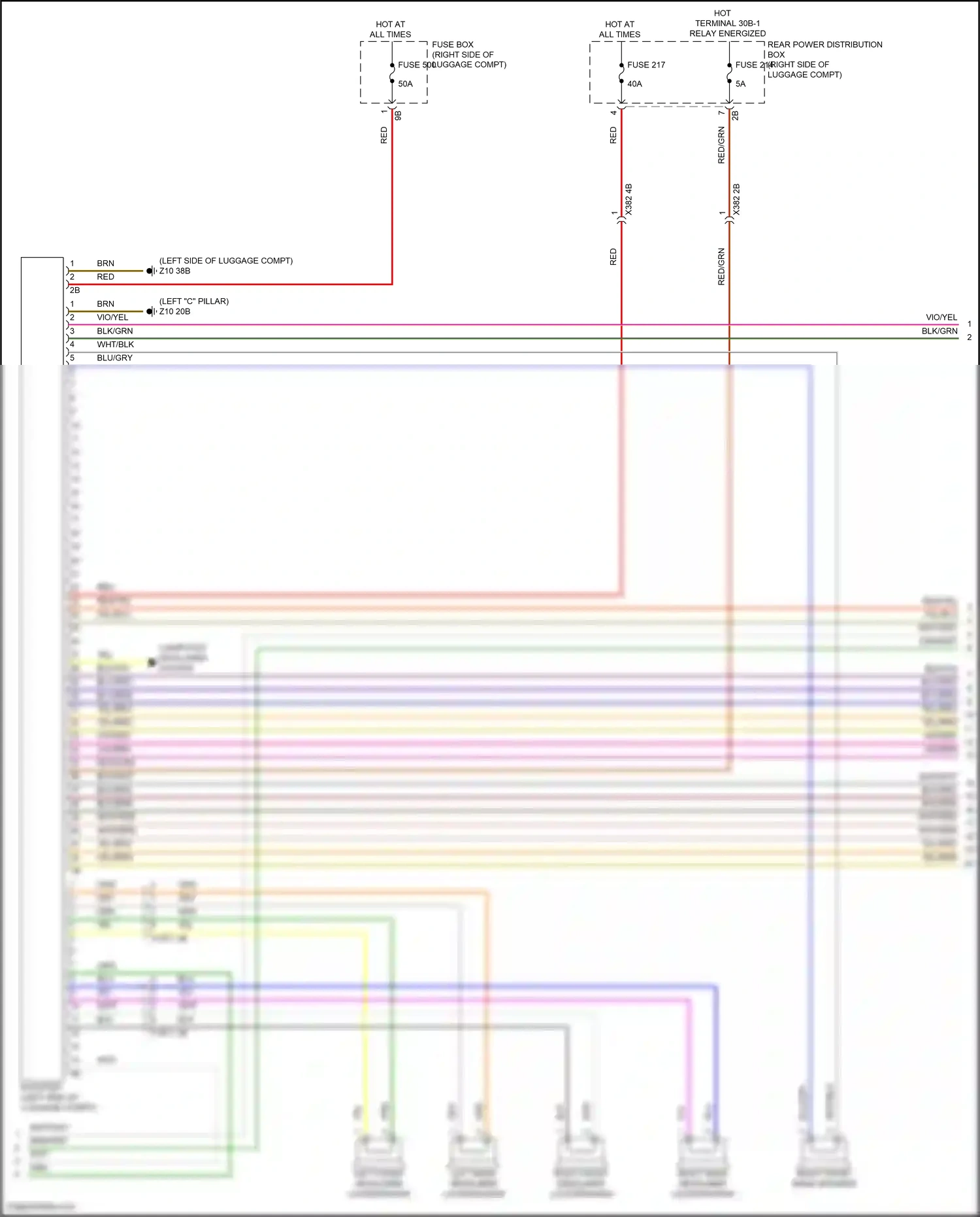 Wiring diagram computer data lines system for BMW X5 G05 facelift (2023-2024) (26 of 120)