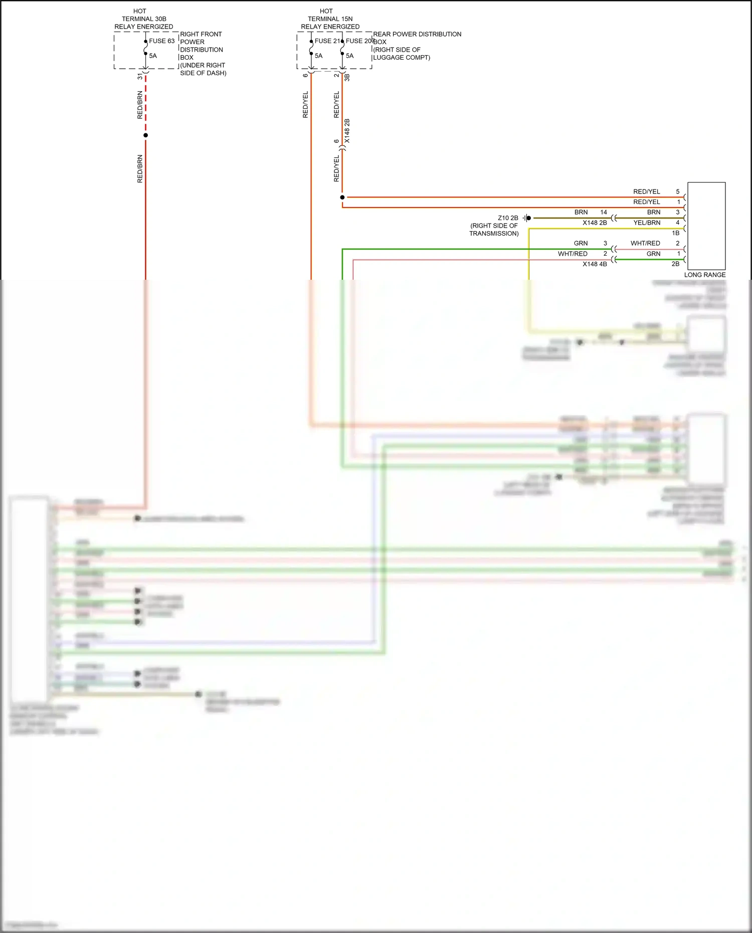Wiring diagram computer data lines system for BMW X5 G05 facelift (2023-2024) (32 of 120)