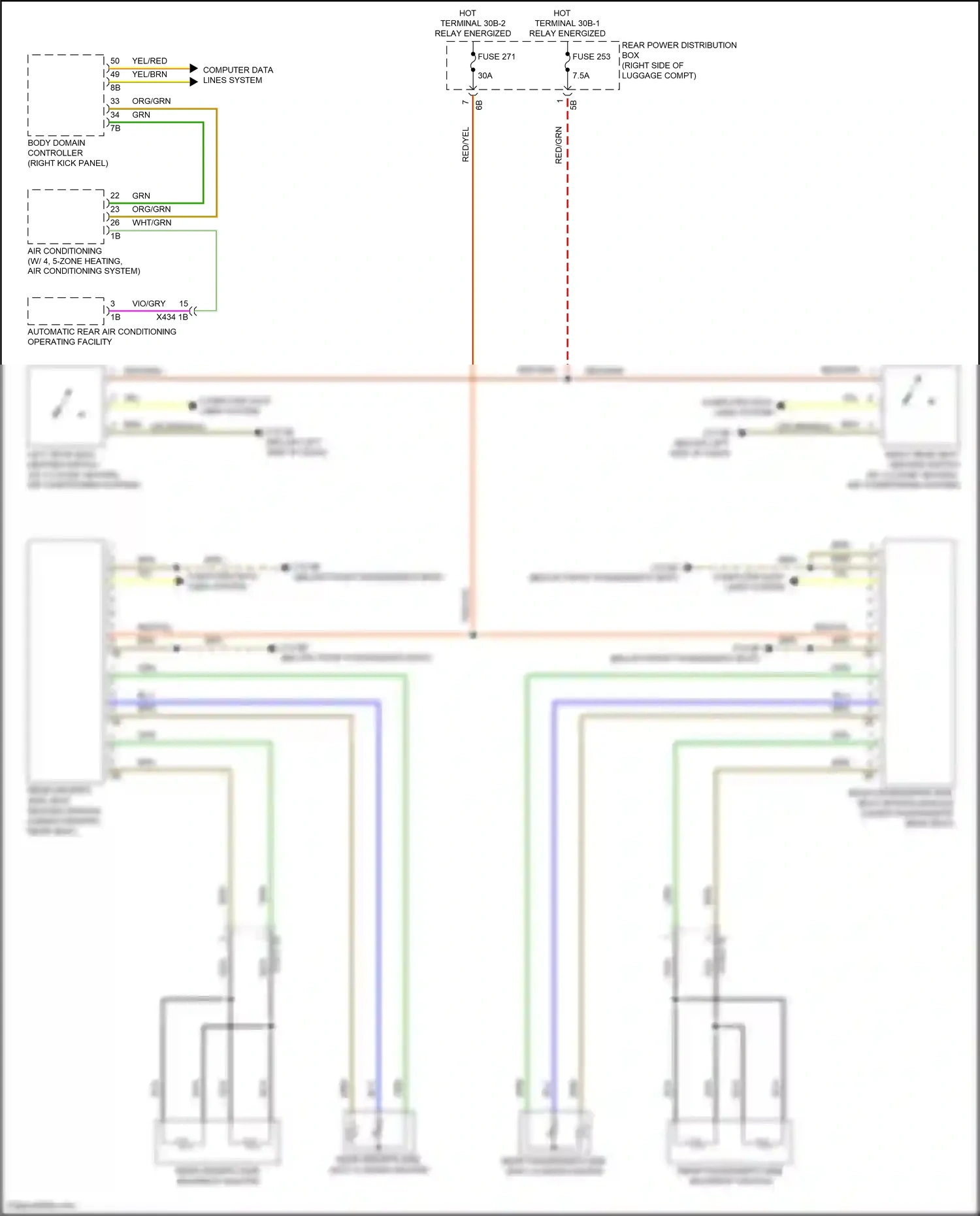 Wiring diagram computer data lines system for BMW X5 G05 facelift (2023-2024) (87 of 120)