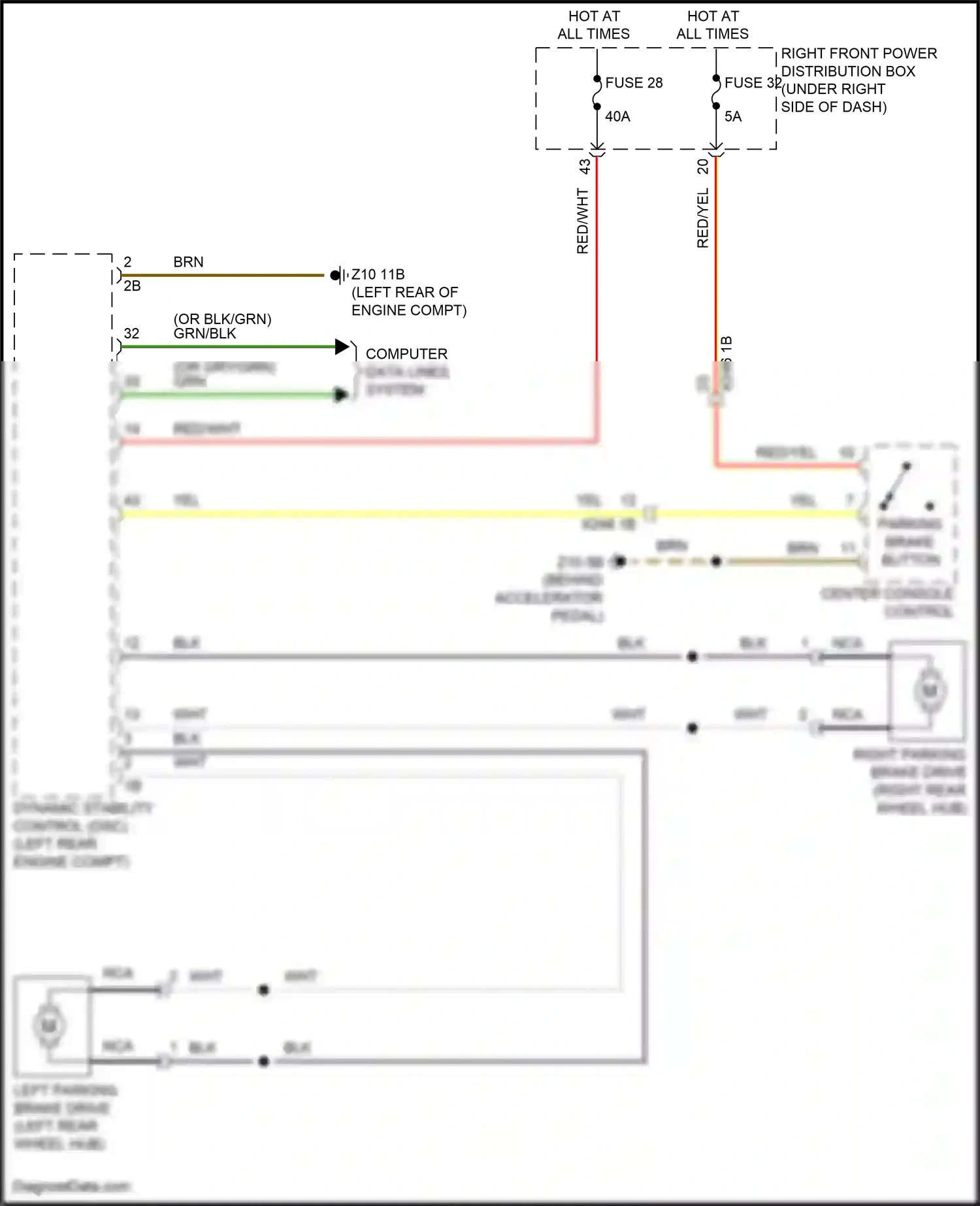 Wiring diagram computer data lines system for BMW X5 G05 facelift (2023-2024) (20 of 120)