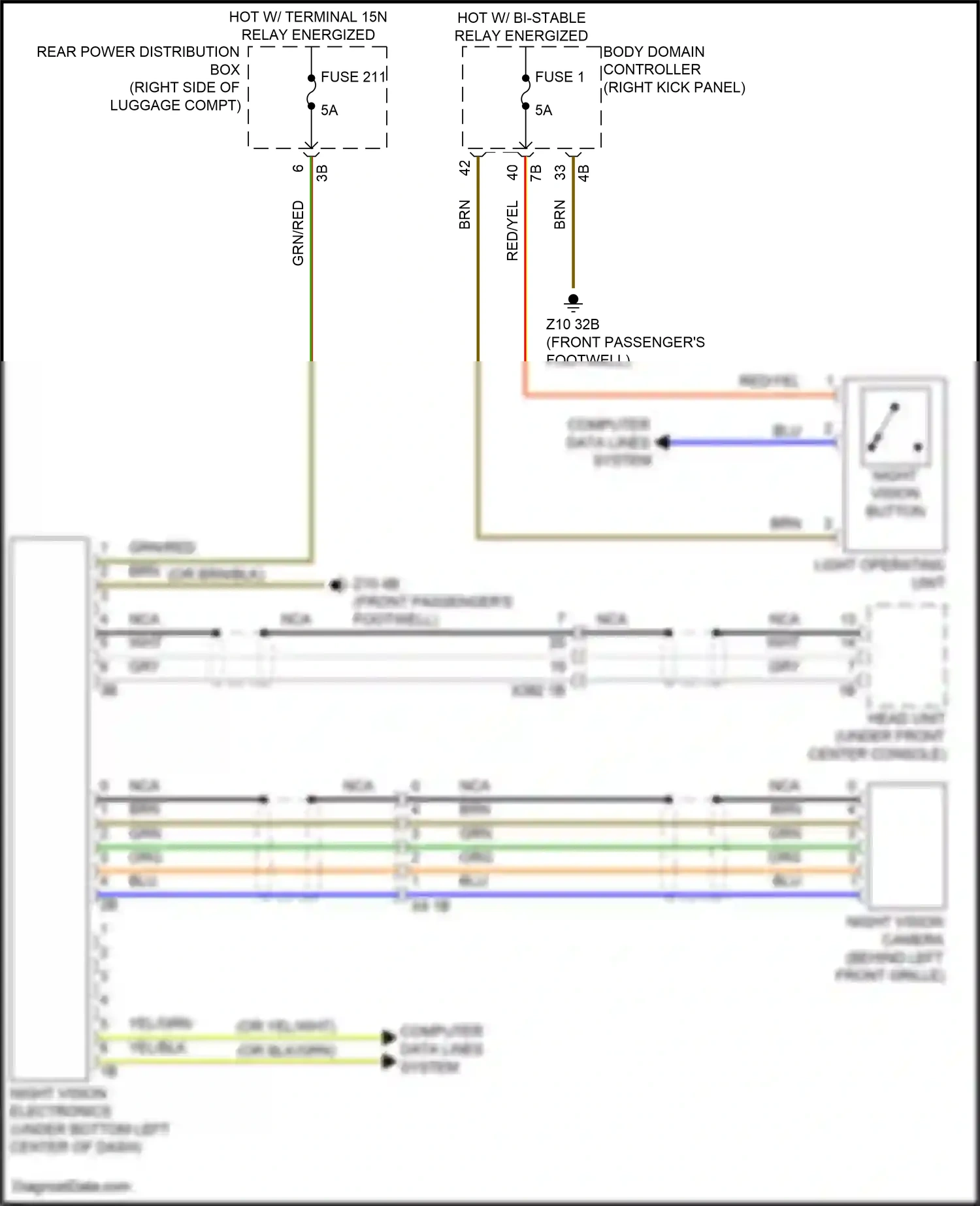 Wiring diagram computer data lines system for BMW X5 G05 facelift (2023-2024) (2 of 120)