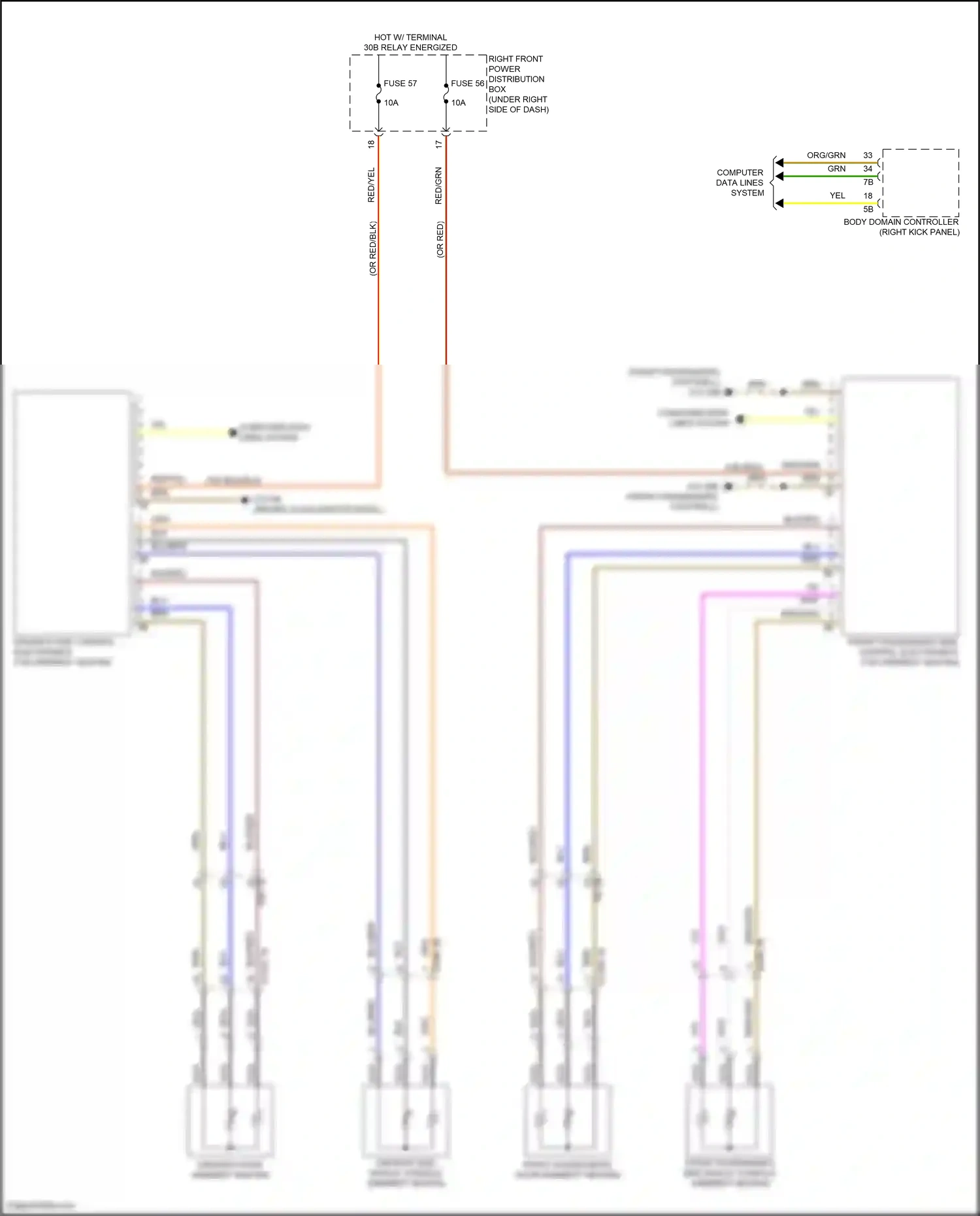 Wiring diagram computer data lines system for BMW X5 G05 facelift (2023-2024) (81 of 120)