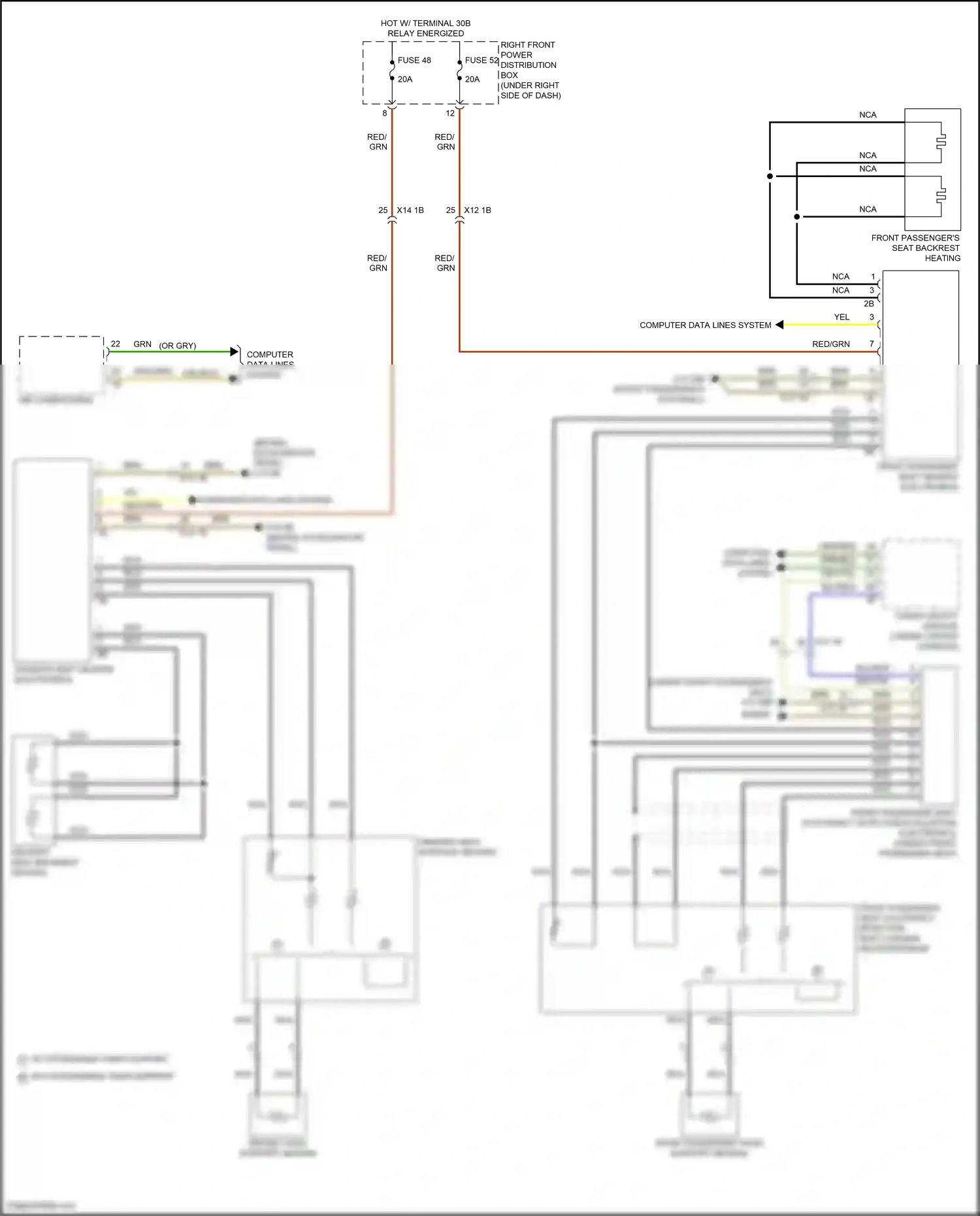 Wiring diagram computer data lines system for BMW X5 G05 facelift (2023-2024) (82 of 120)