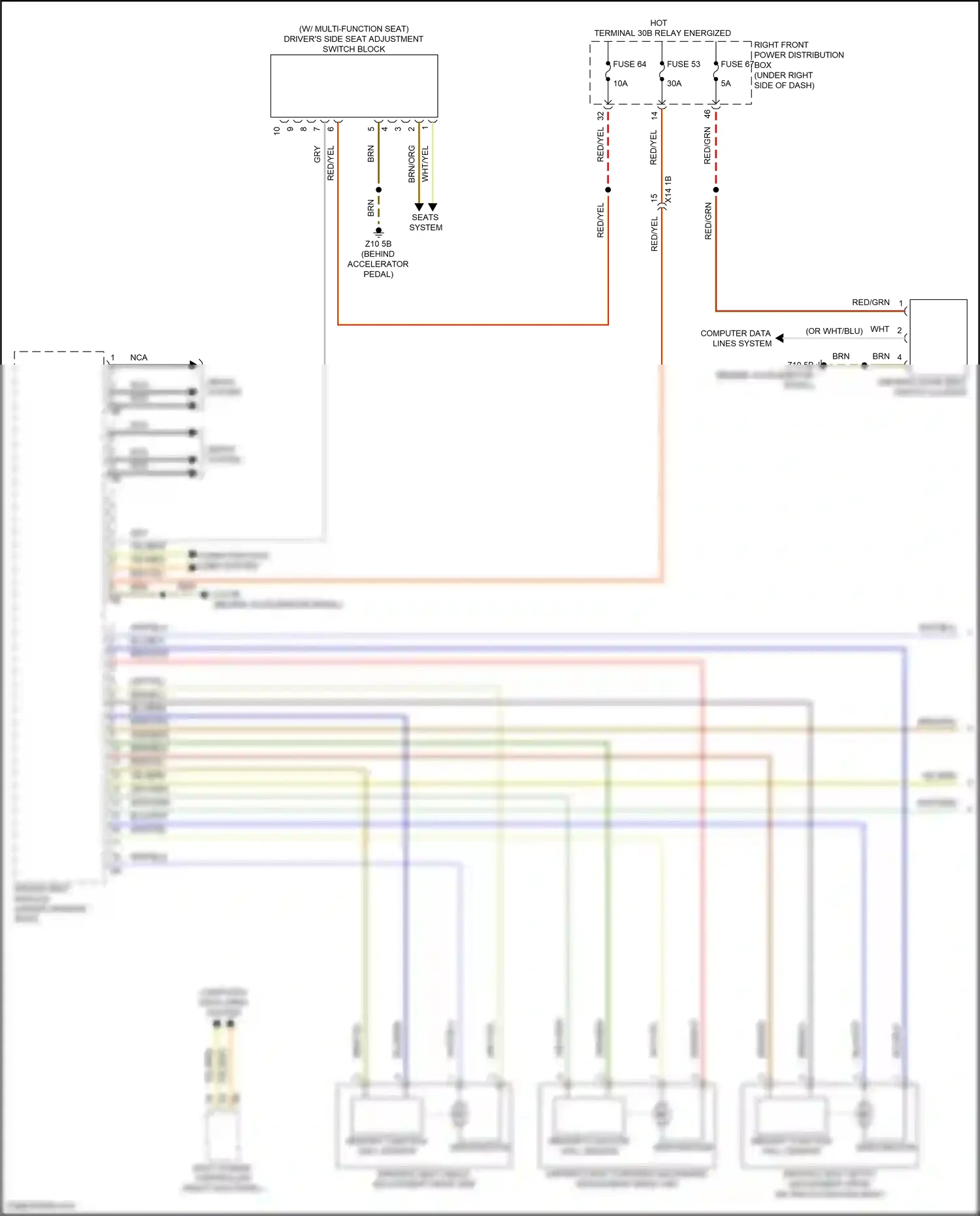 Wiring diagram computer data lines system for BMW X5 G05 facelift (2023-2024) (93 of 120)