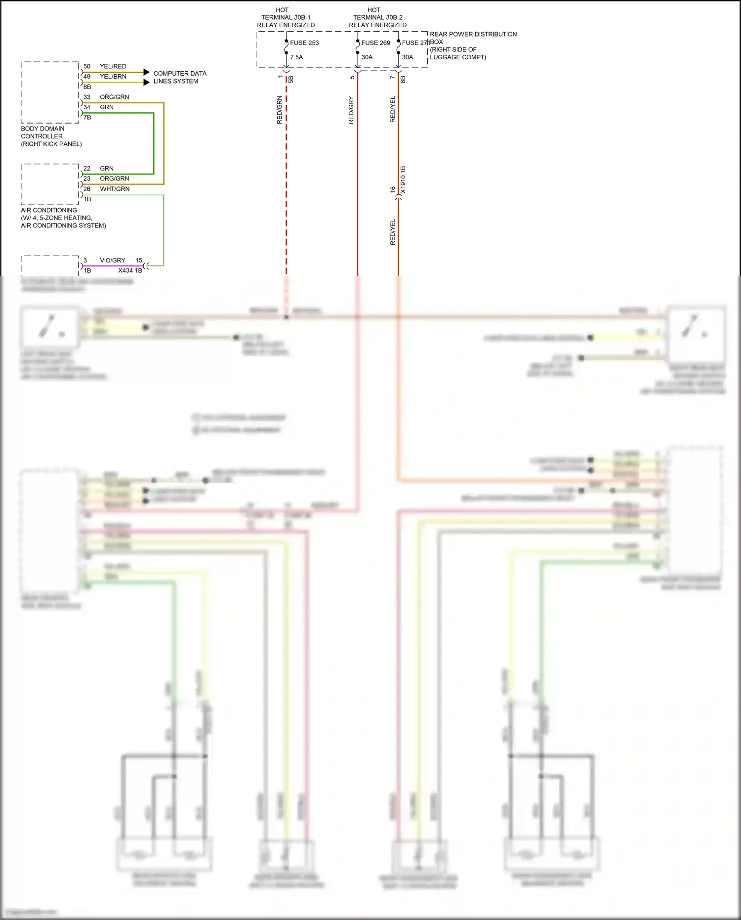 Wiring diagram computer data lines system for BMW X5 G05 facelift (2023-2024) (86 of 120)