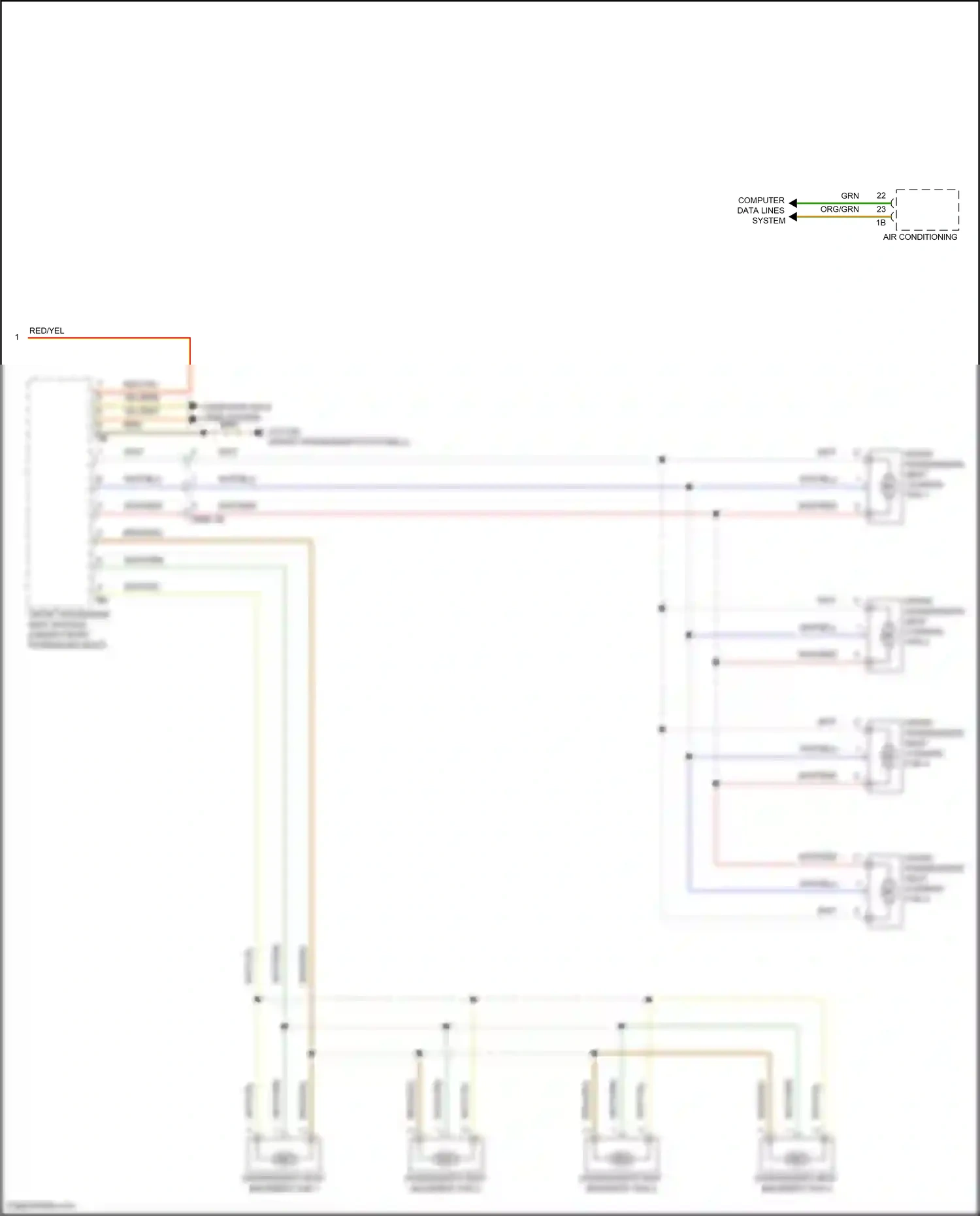 Wiring diagram computer data lines system for BMW X5 G05 facelift (2023-2024) (89 of 120)