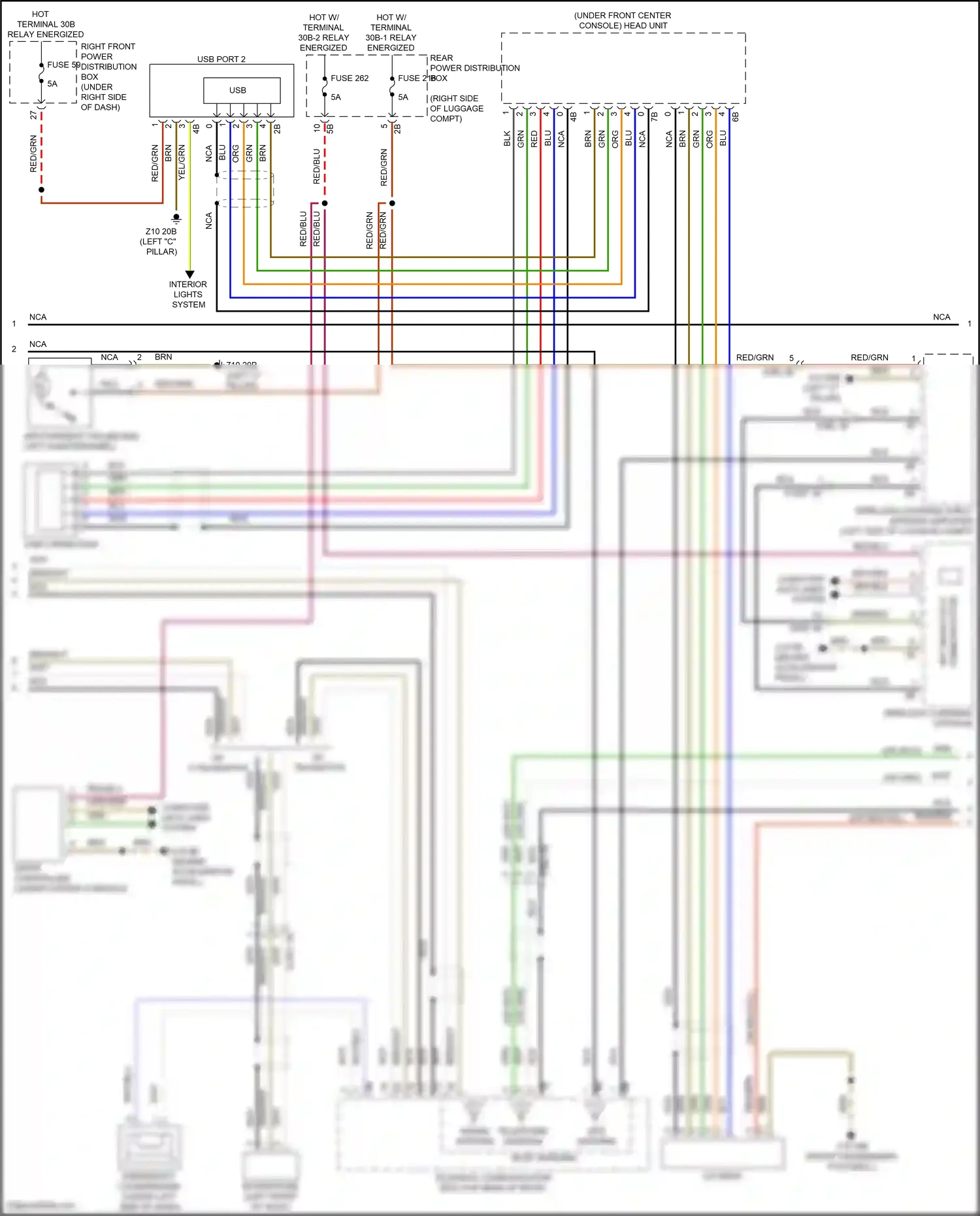 Wiring diagram computer data lines system for BMW X5 G05 facelift (2023-2024) (34 of 120)