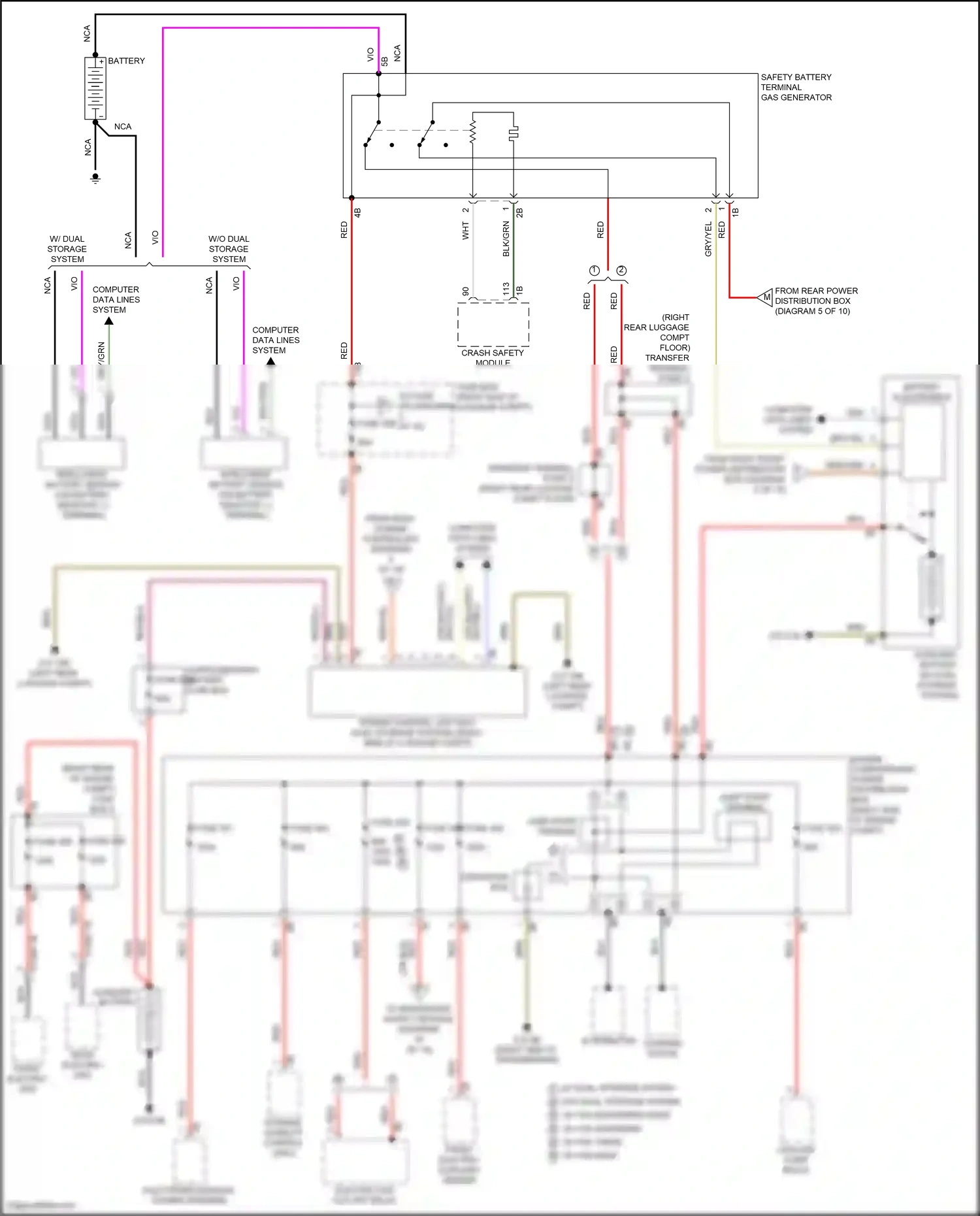 Wiring diagram computer data lines system for BMW X5 G05 facelift (2023-2024) (27 of 120)