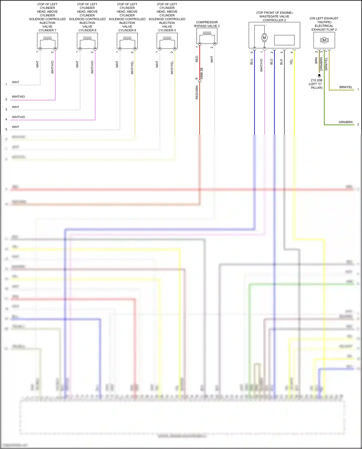 Wiring diagram digital engine electronics 2 for BMW X5 G05 facelift (2023-2024) (7 of 7)