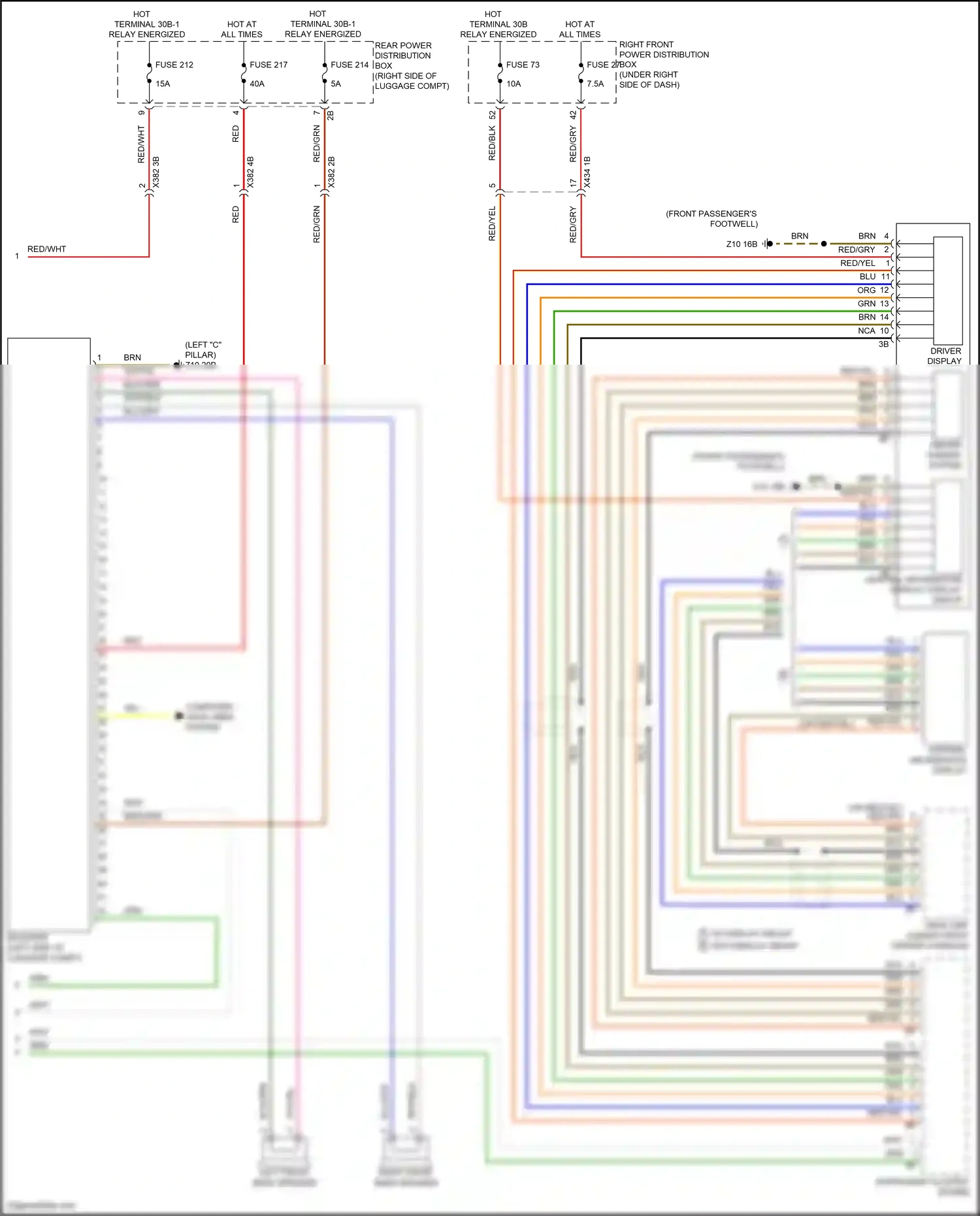 Wiring diagram driver camera system for BMW X5 G05 facelift (2023-2024) (6 of 13)