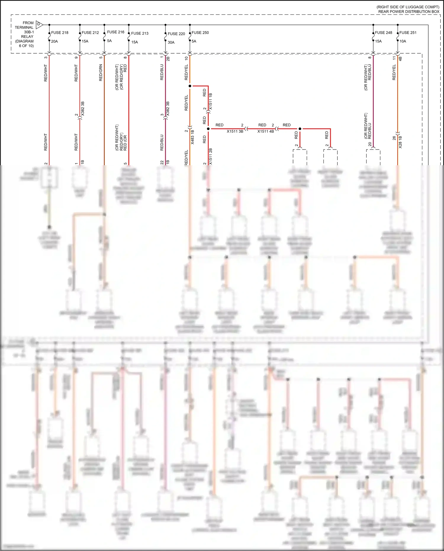 Wiring diagram trailer socket for BMW X5 G05 facelift (2023-2024) (3 of 3)