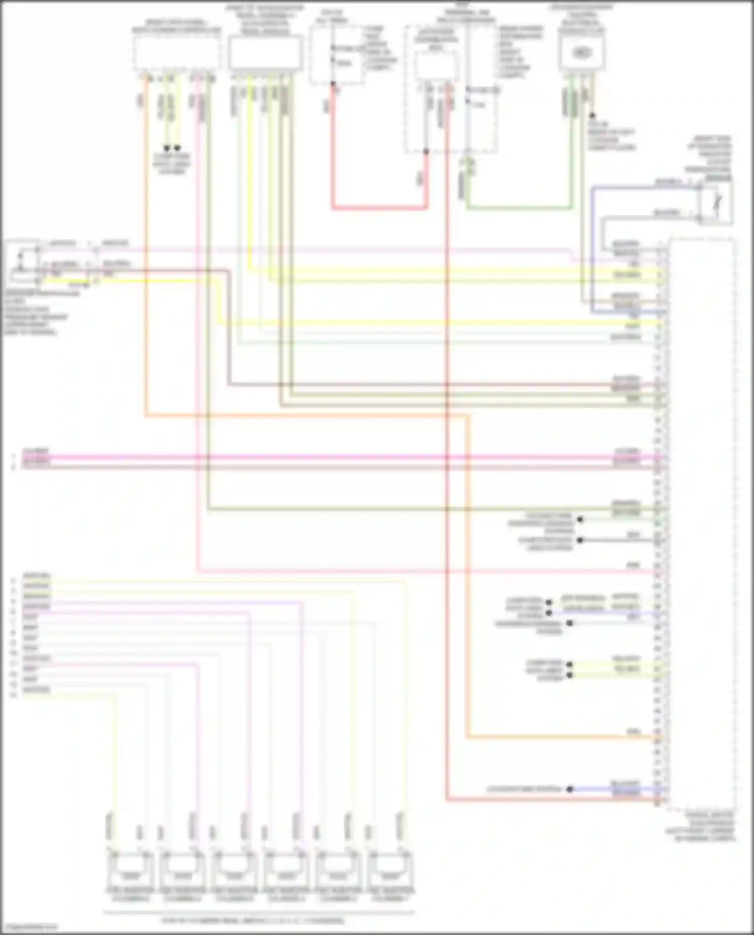 X5 BMW G05 (2018-2023): Wiring diagram engine performance 3.0l turbo (6 of 6)