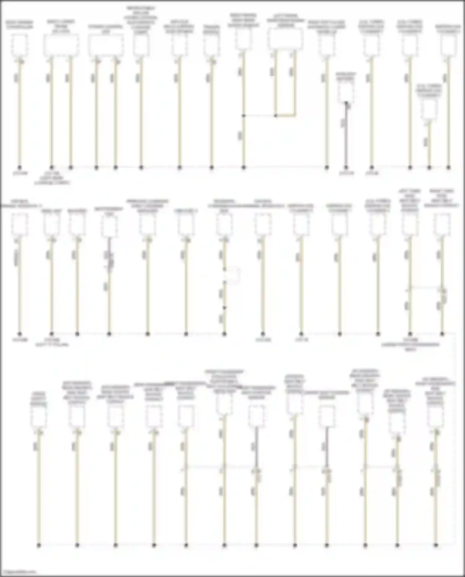 X5 BMW G05 (2018-2023): Ground distribution circuit (2 of 7)